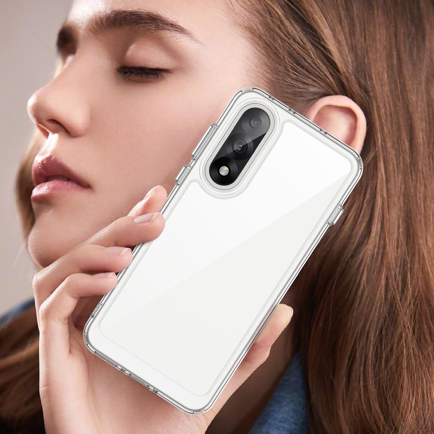 Cover ibride per  OnePlus Nord 5 Trasparente