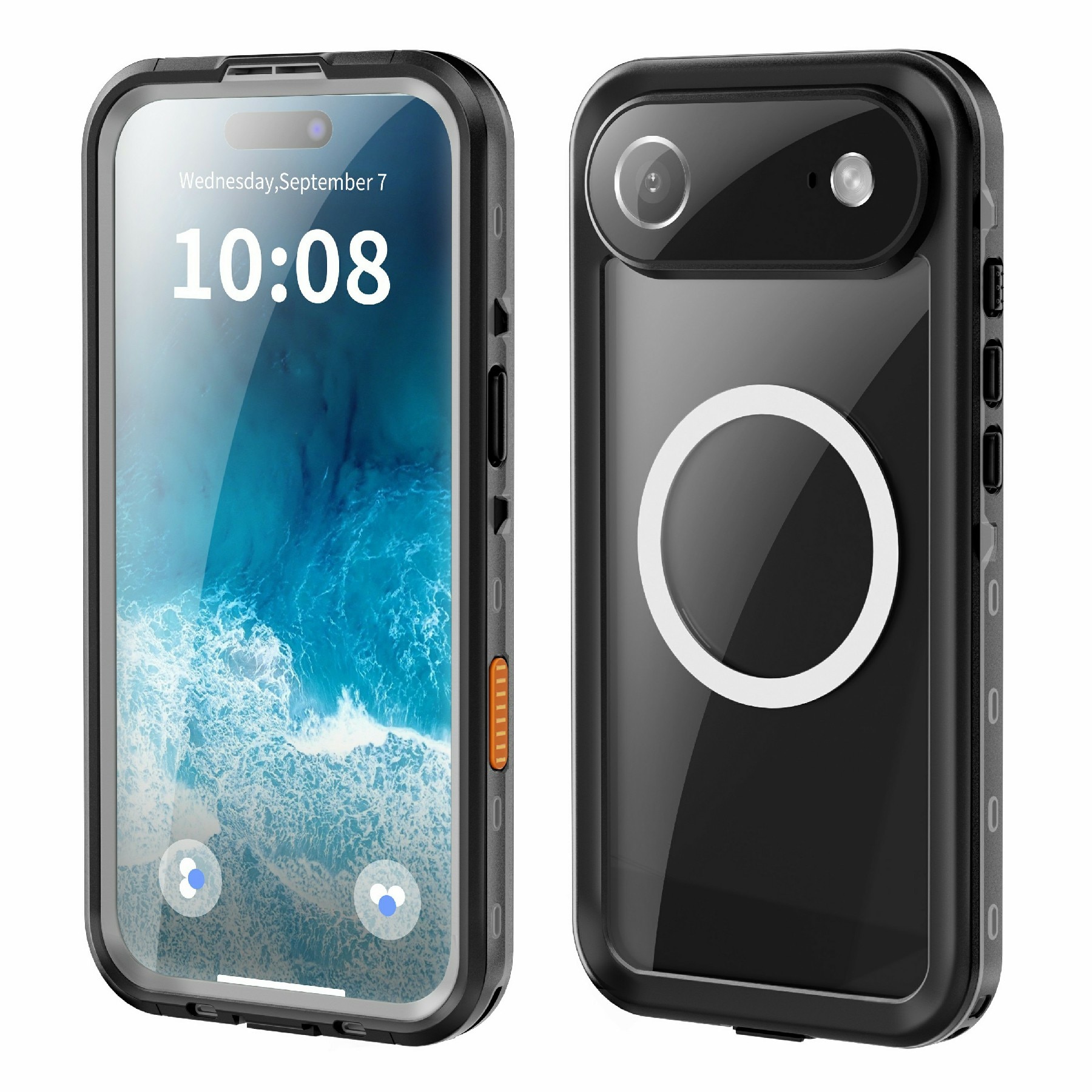 Cover ibrida impermeabile iPhone 17 Air trasparente