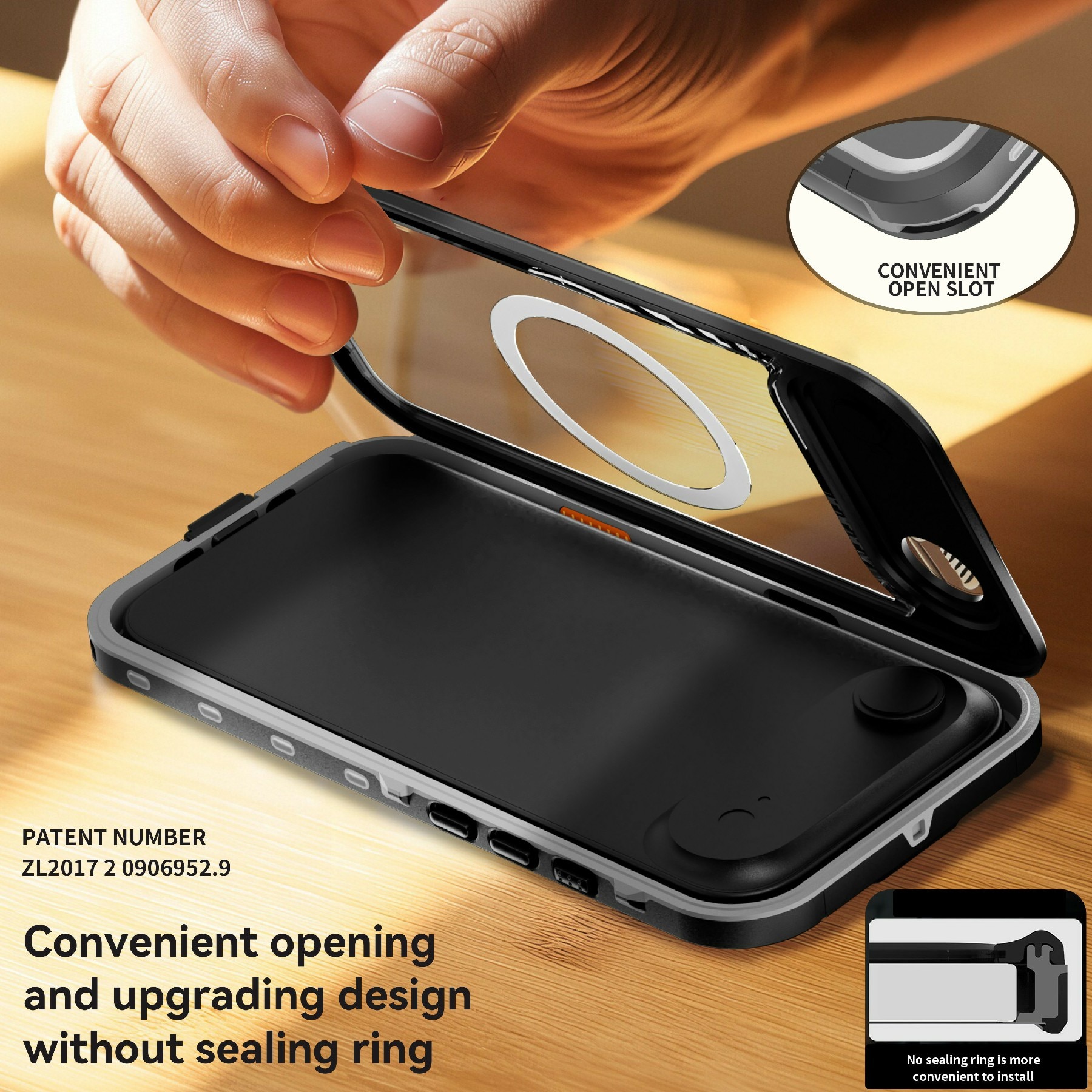 Cover ibrida impermeabile iPhone 17 Air trasparente
