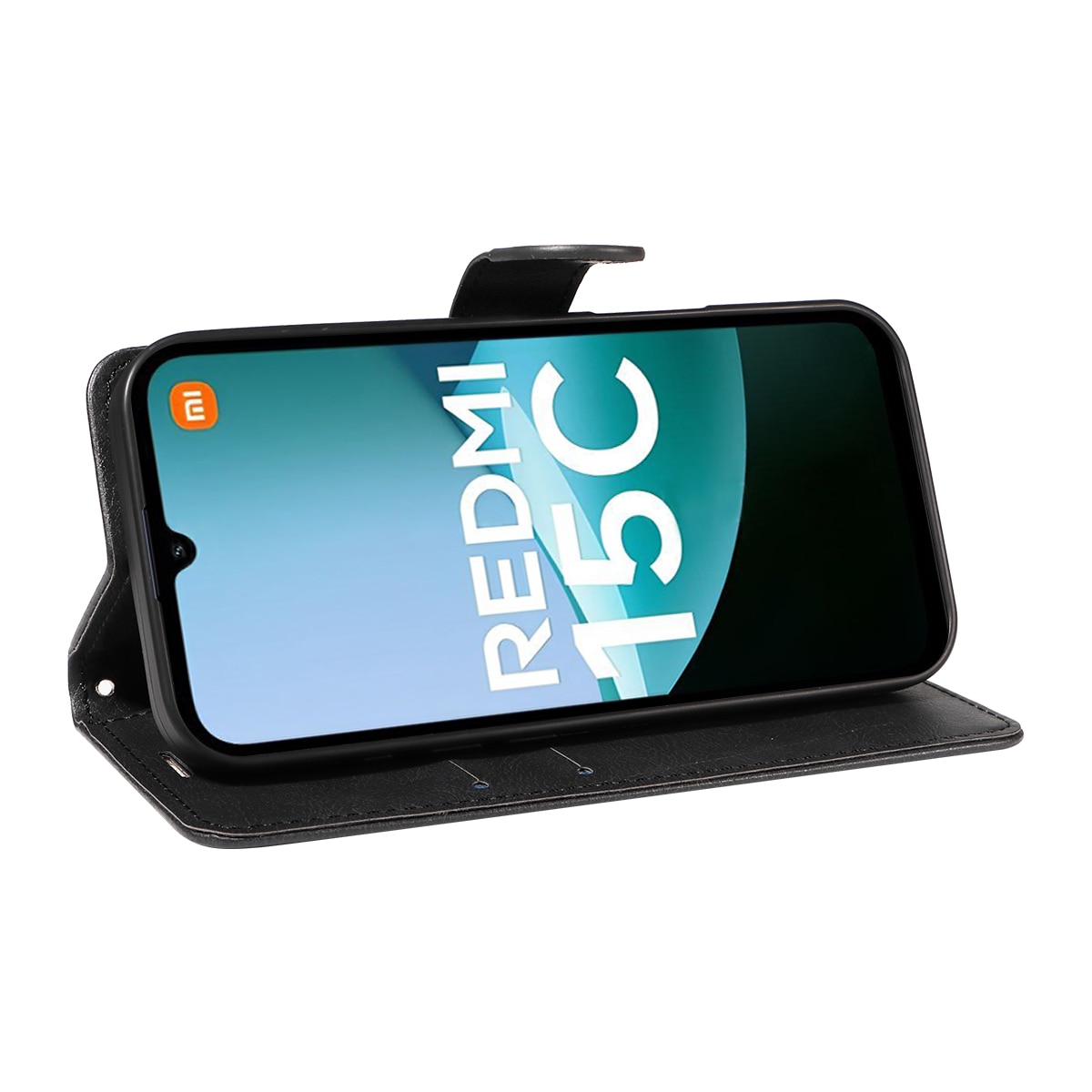 Custodie a portafoglio Xiaomi Redmi 15C nero