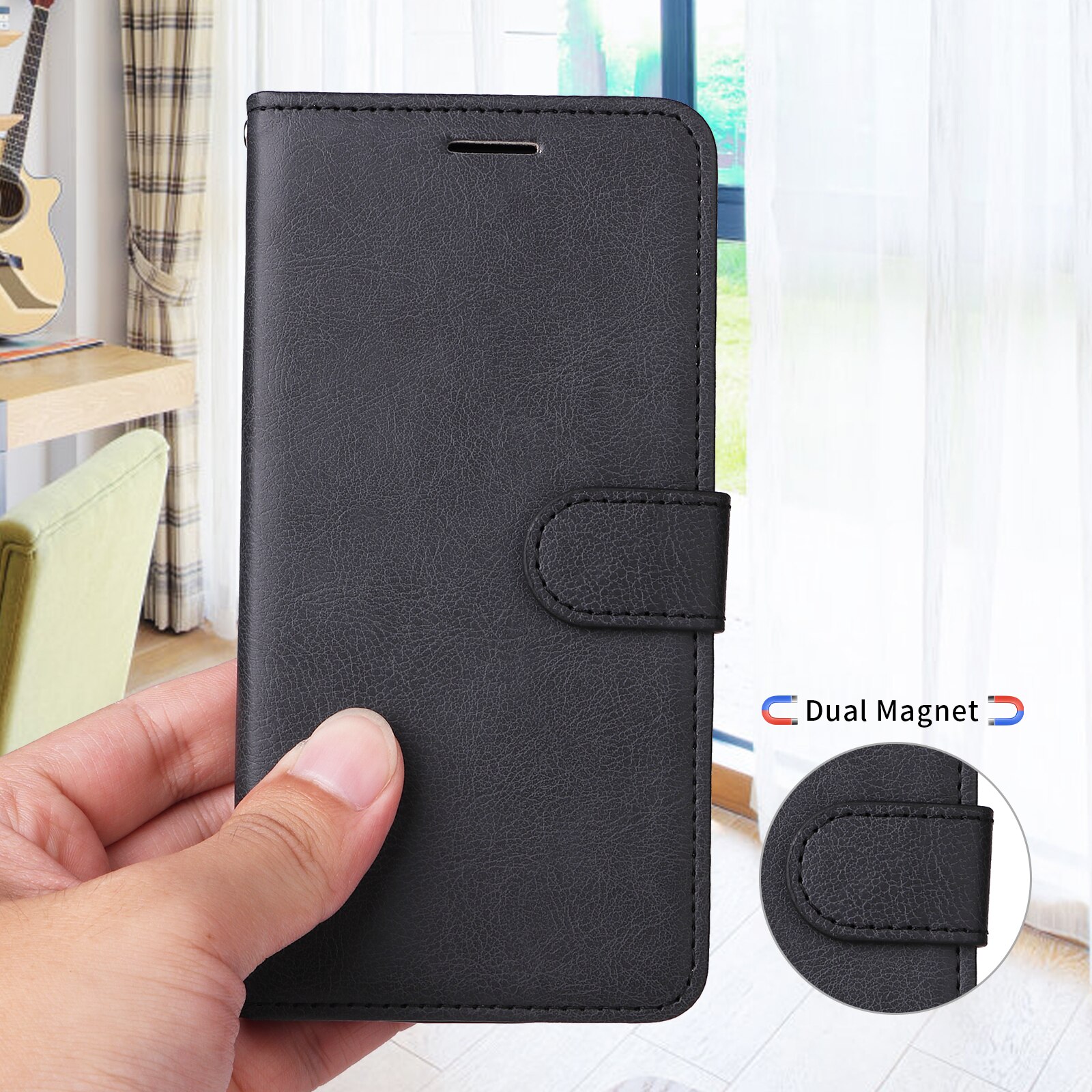 Custodie a portafoglio Xiaomi Redmi 15C nero