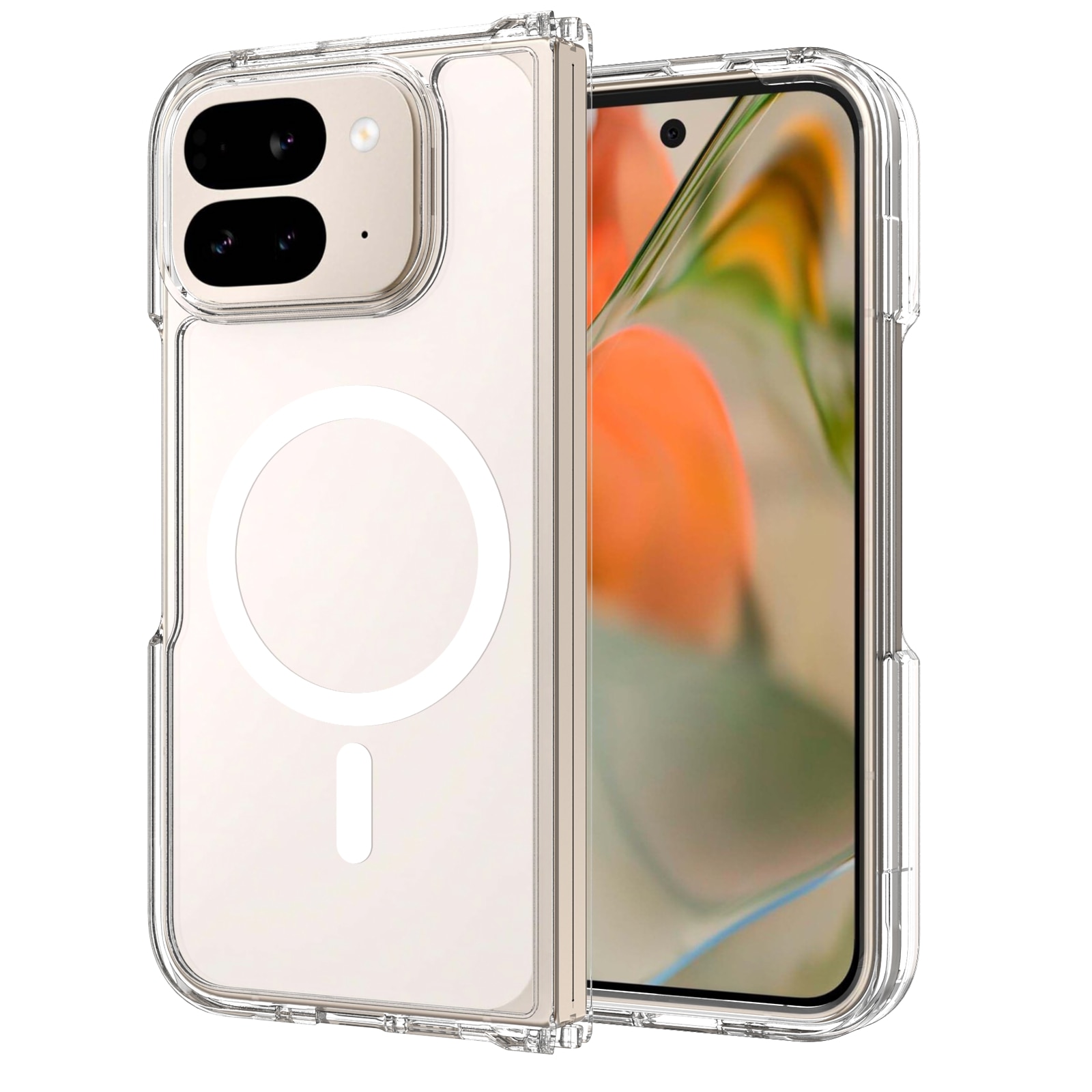 Cover ibride con MagSafe Google Pixel 10 Pro Fold Trasparente