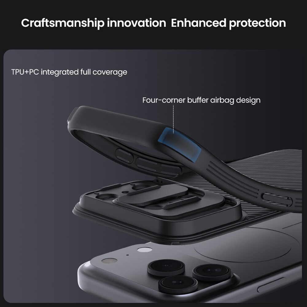 Cover CamShield iPhone 17 Pro Grigio