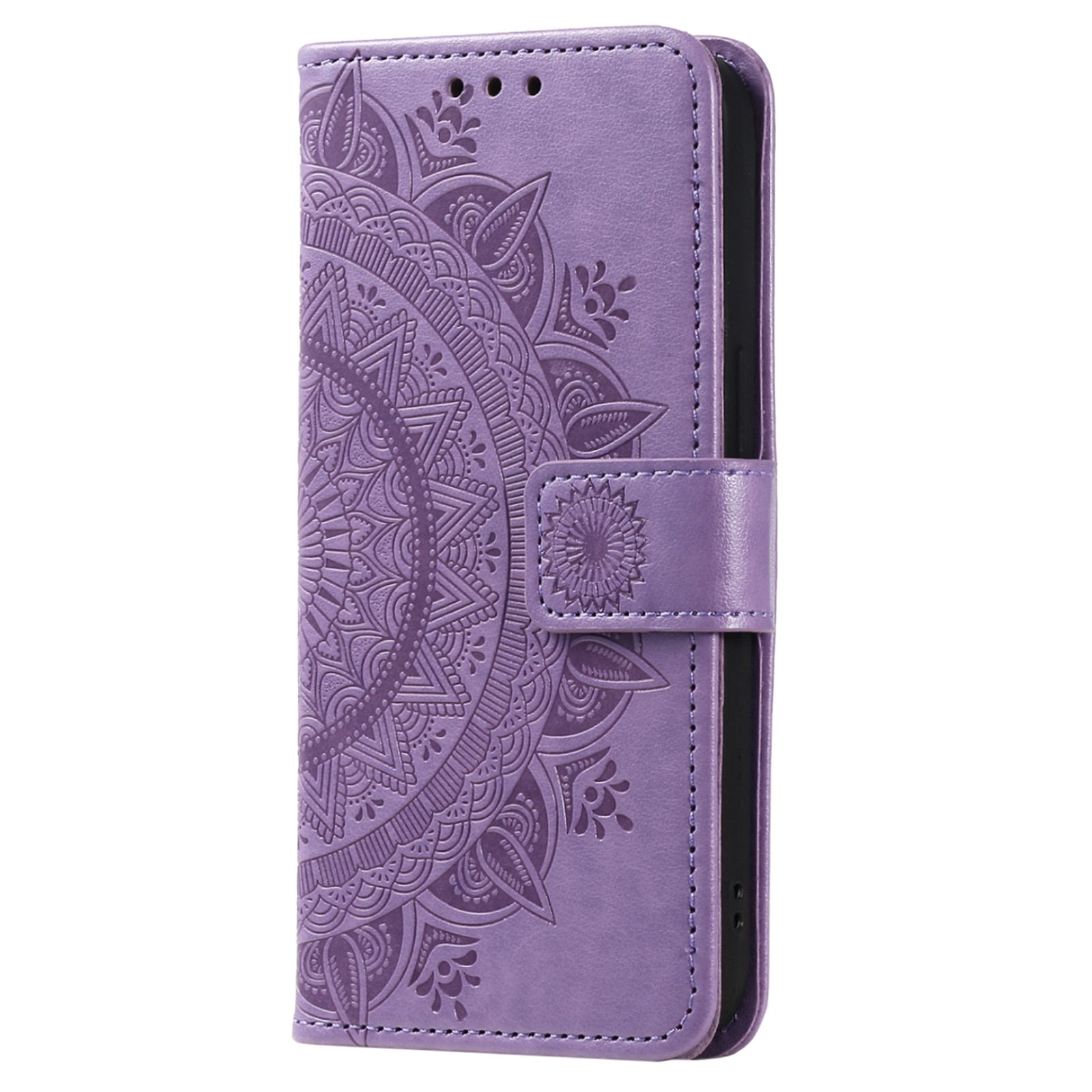 Custodia in pelle Mandala Xiaomi Redmi 15C Viola