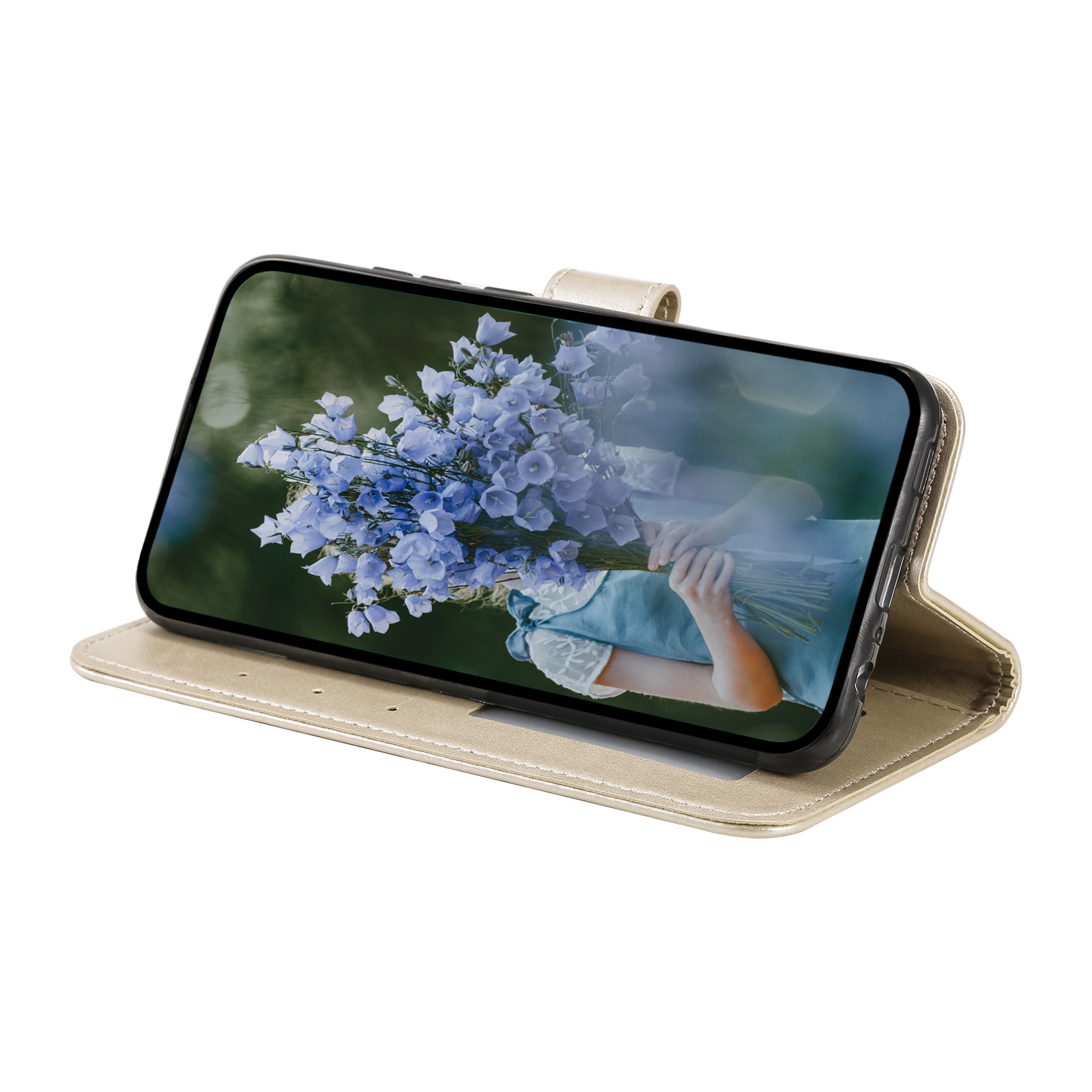 Custodia in pelle Mandala Xiaomi Redmi 15C Oro