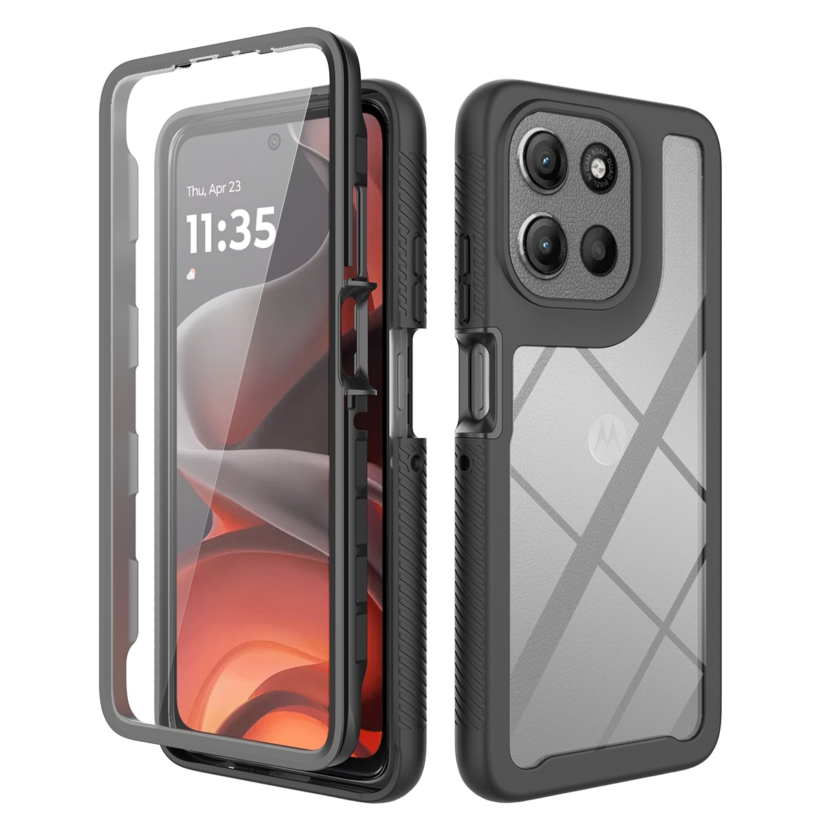 Cover Full Protection Motorola Moto G86 Nero