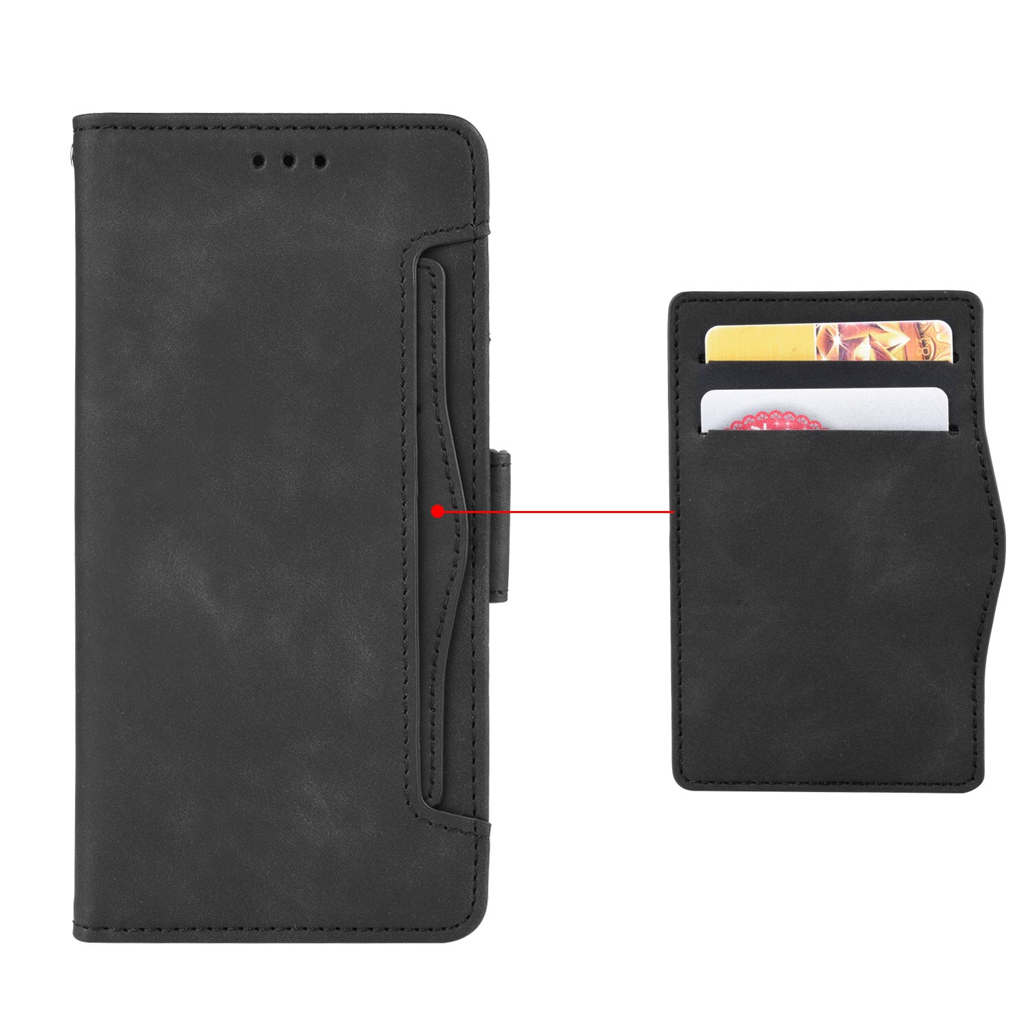 Cover portafoglio Multi  Fairphone 6 nero