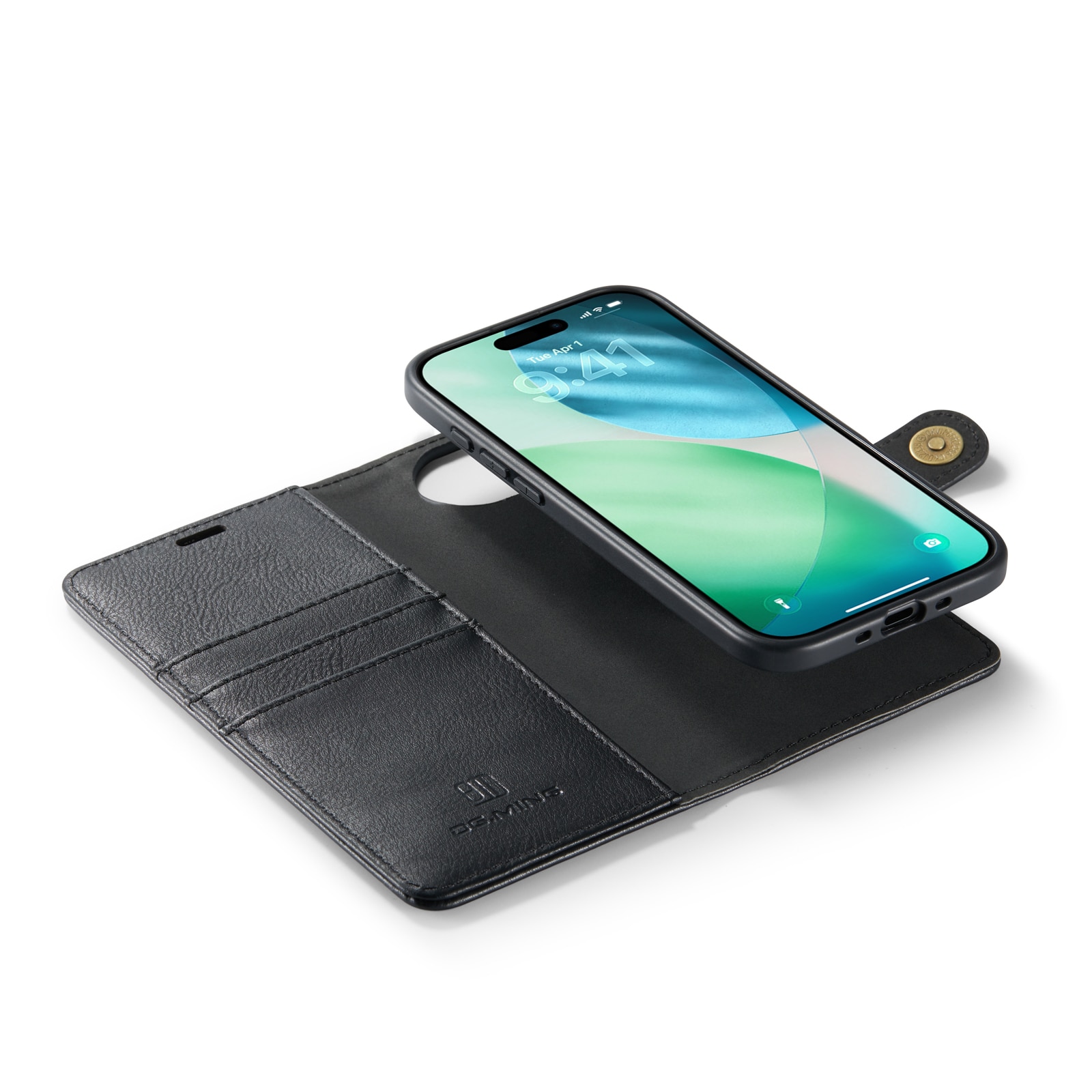 Cover portafoglio Magnet Wallet iPhone 17 Air Black