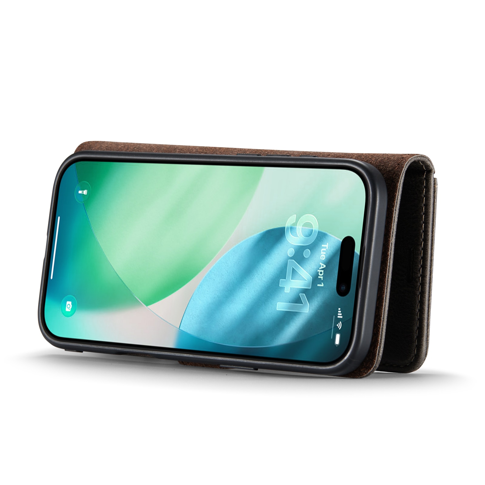 Cover portafoglio Magnet Wallet iPhone 17 Air Brown