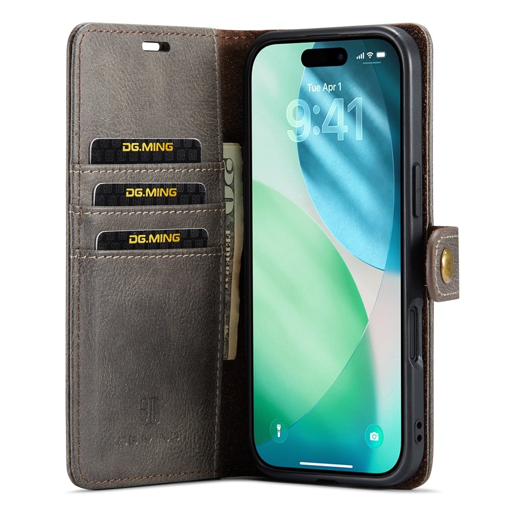 Cover portafoglio Magnet Wallet iPhone 17 Air Brown