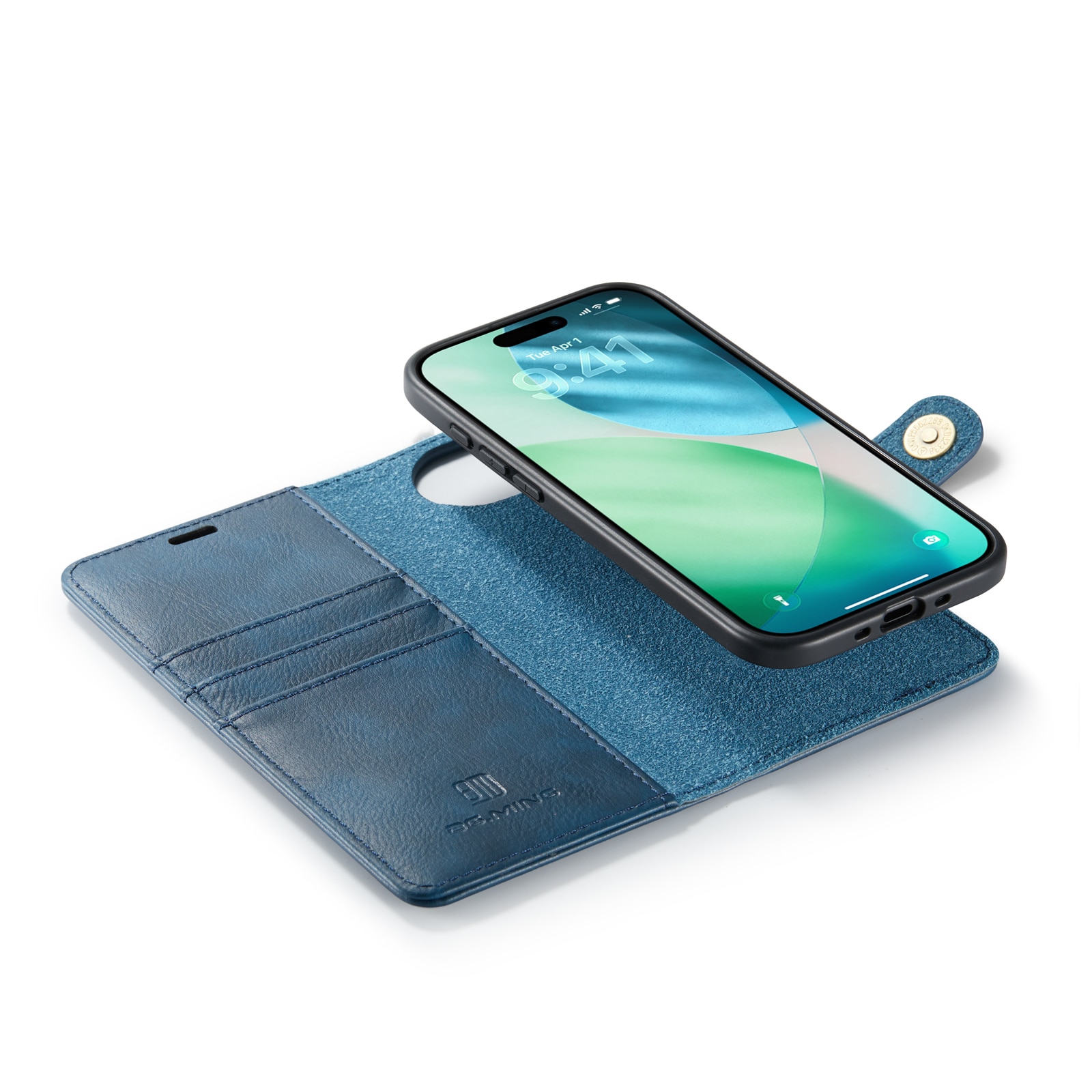Cover portafoglio Magnet Wallet iPhone 17 Air Blue