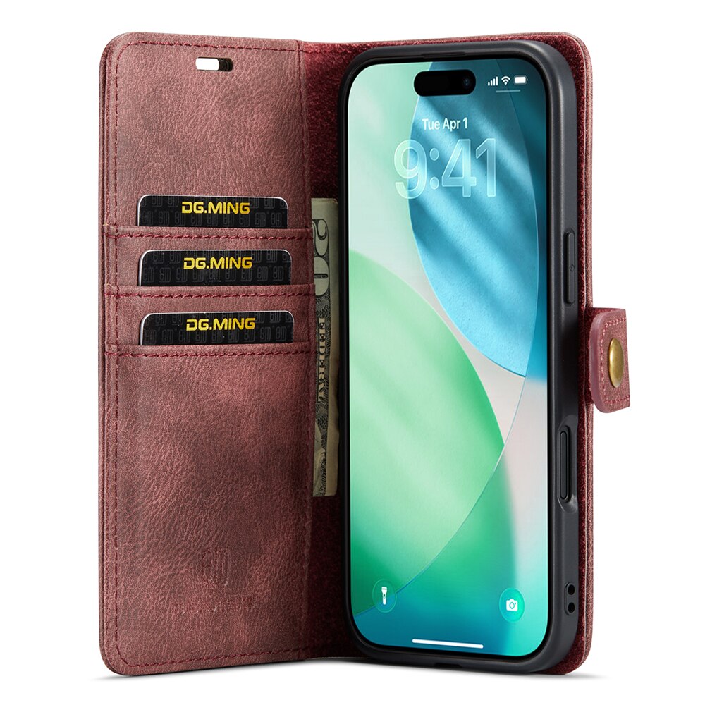 Cover portafoglio Magnet Wallet iPhone 17 Air Red