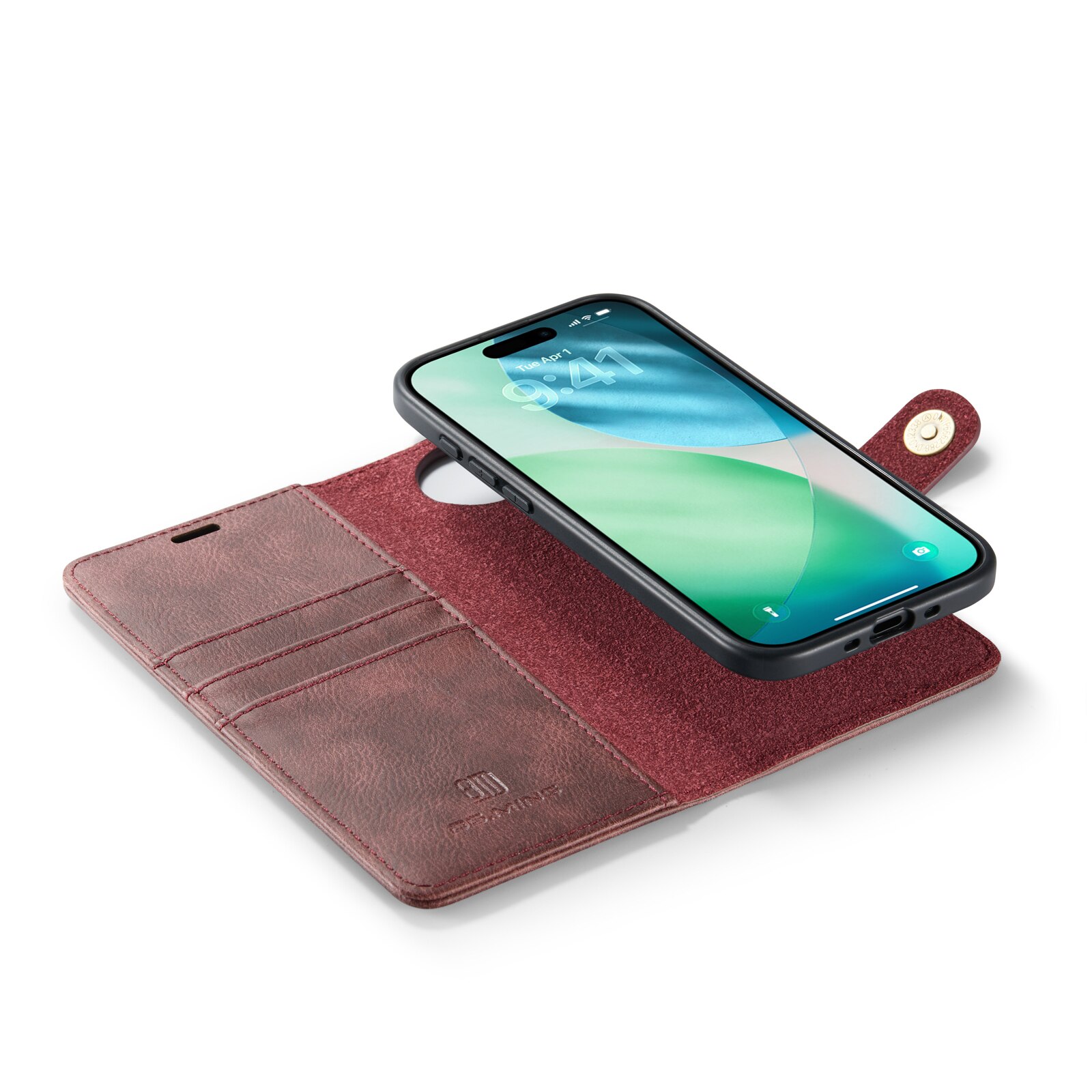 Cover portafoglio Magnet Wallet iPhone 17 Air Red