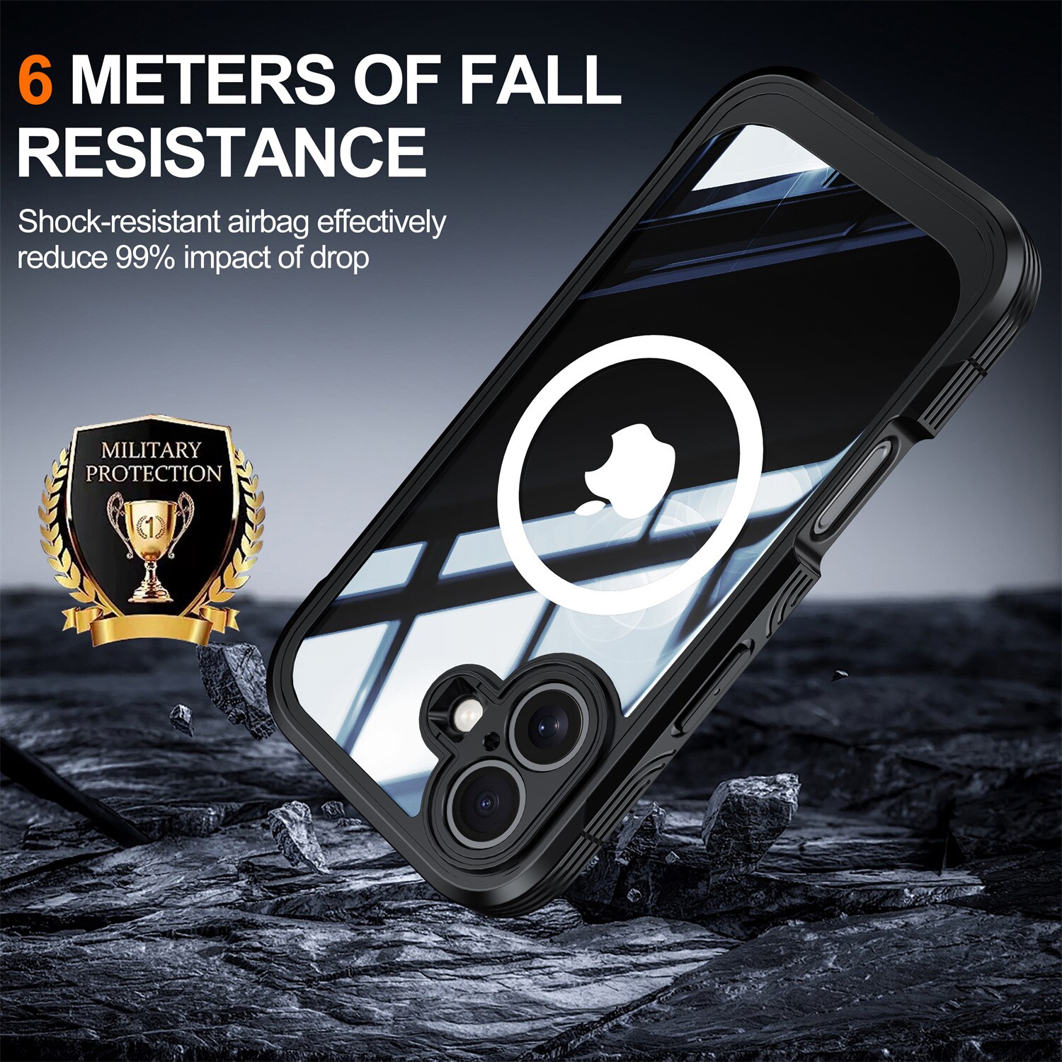 Cover Premium Full Protection iPhone 17 Black