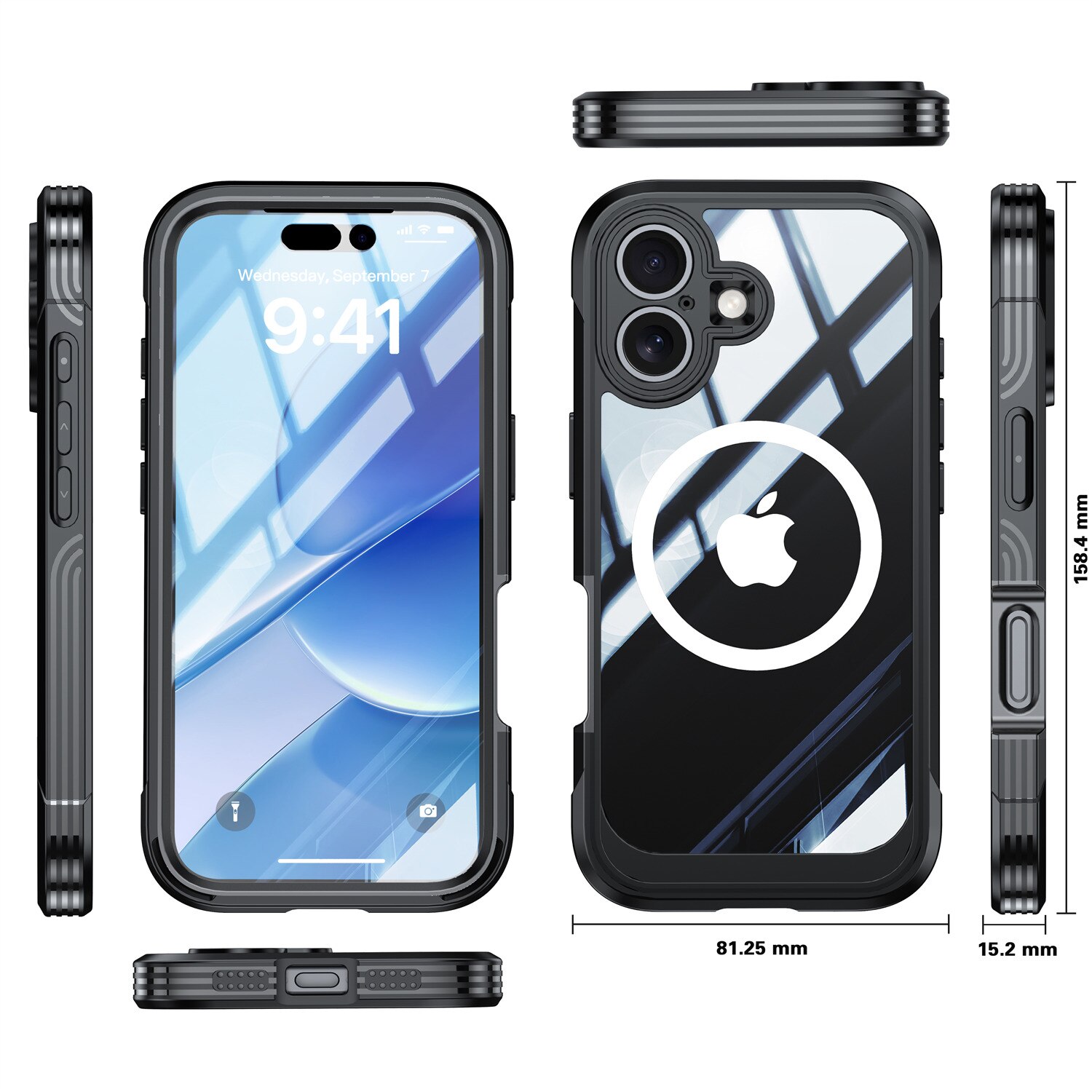 Cover Premium Full Protection iPhone 17 Black