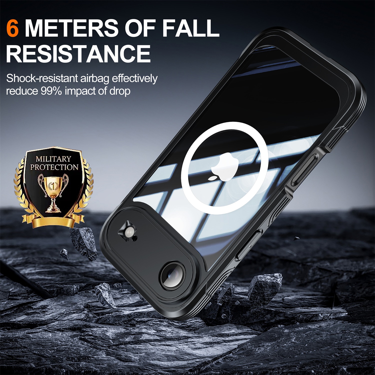 Cover Premium Full Protection iPhone 17 Air Black