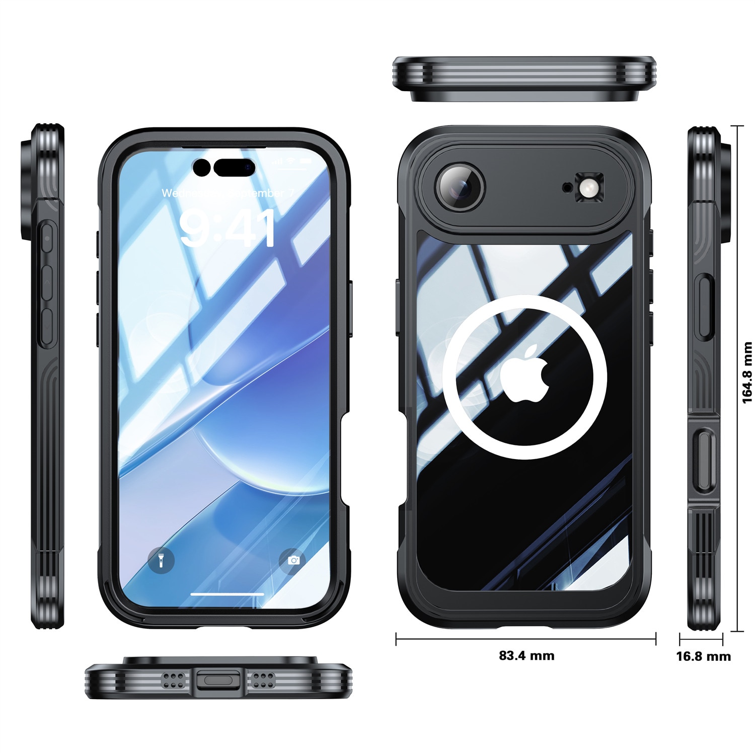 Cover Premium Full Protection iPhone 17 Air Black