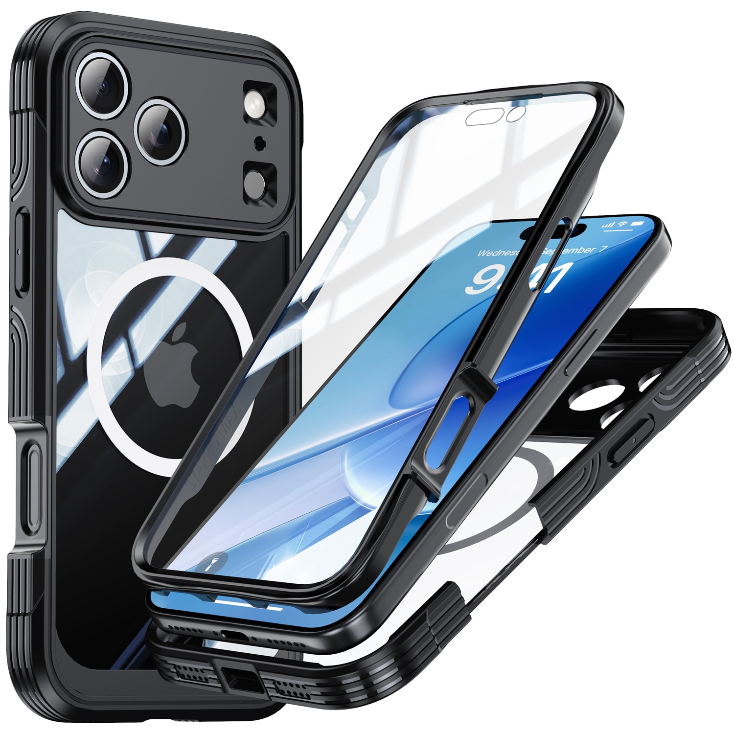 Cover Premium Full Protection iPhone 17 Pro Black