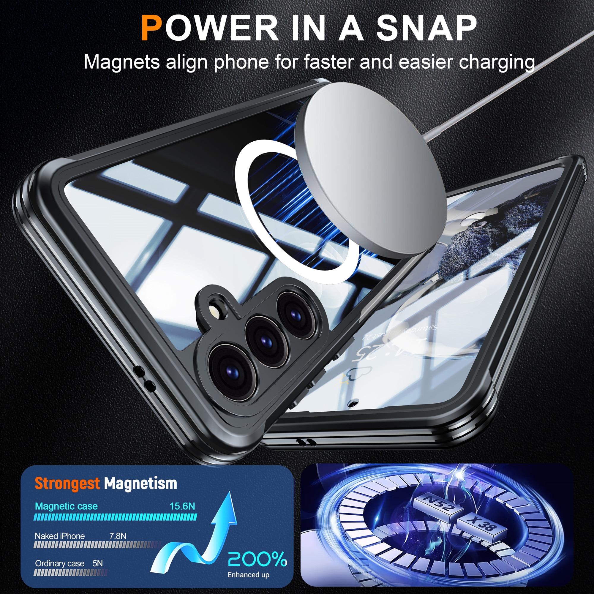 Cover Premium Full Protection Samsung Galaxy S25 FE Black