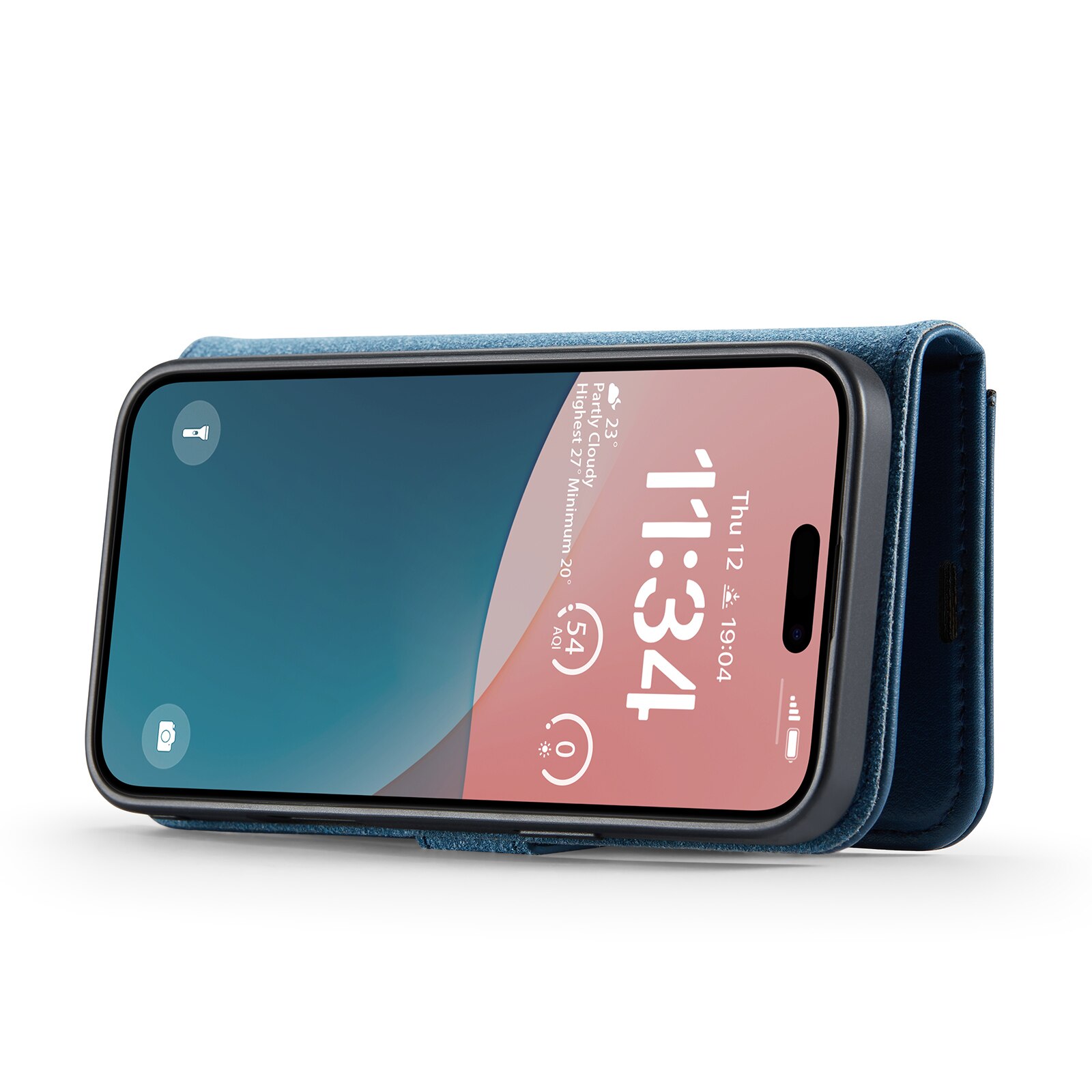 Cover portafoglio Magnet Wallet iPhone 17 Blue
