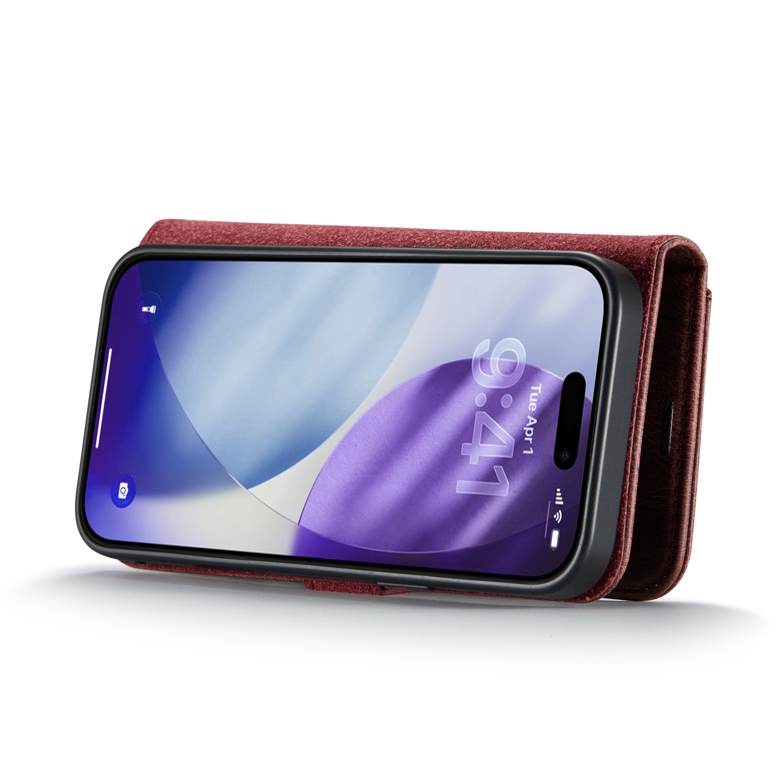 Cover portafoglio Magnet Wallet iPhone 17 Pro Max Red