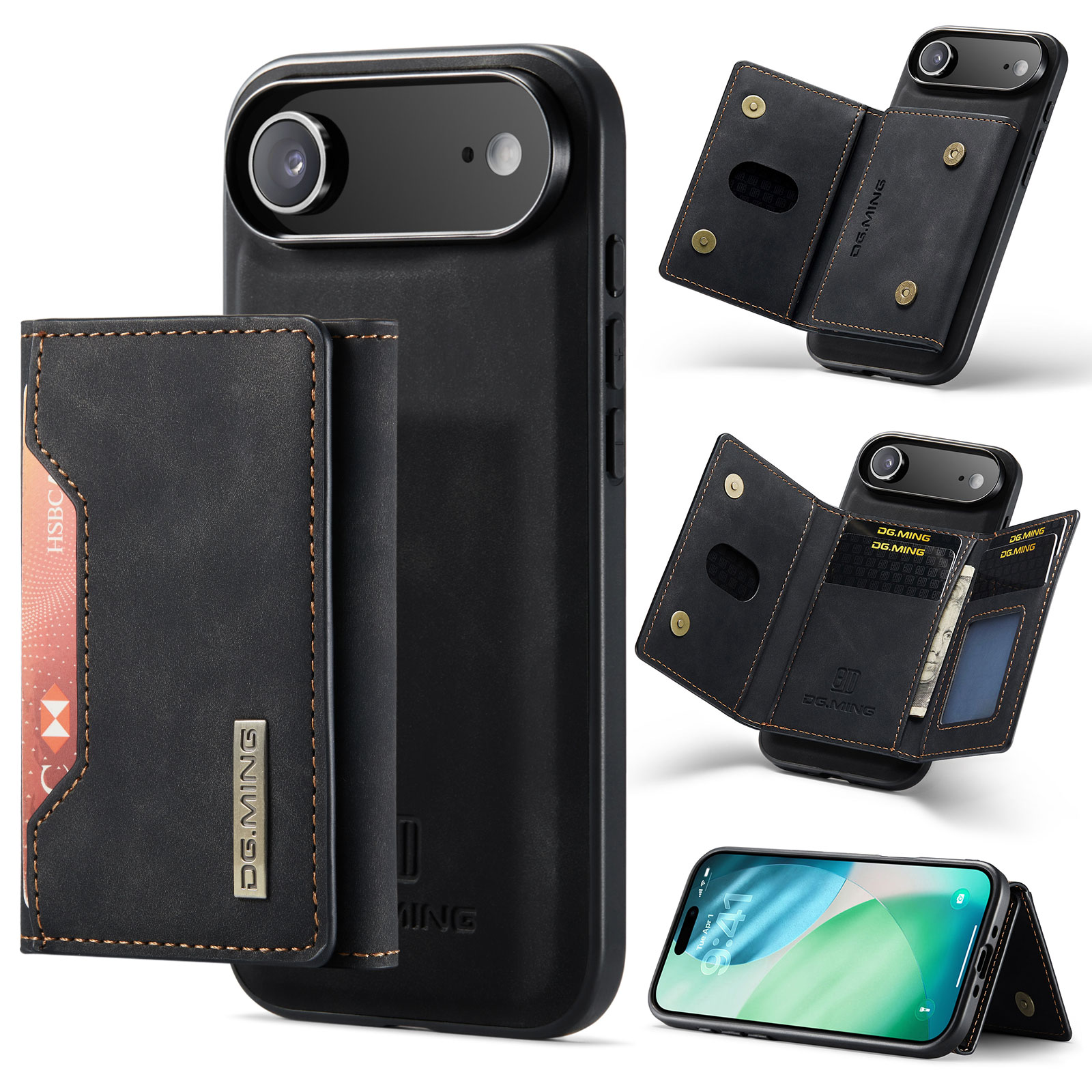 Cover Magnetic Card SlotiPhone 17 Air Nero