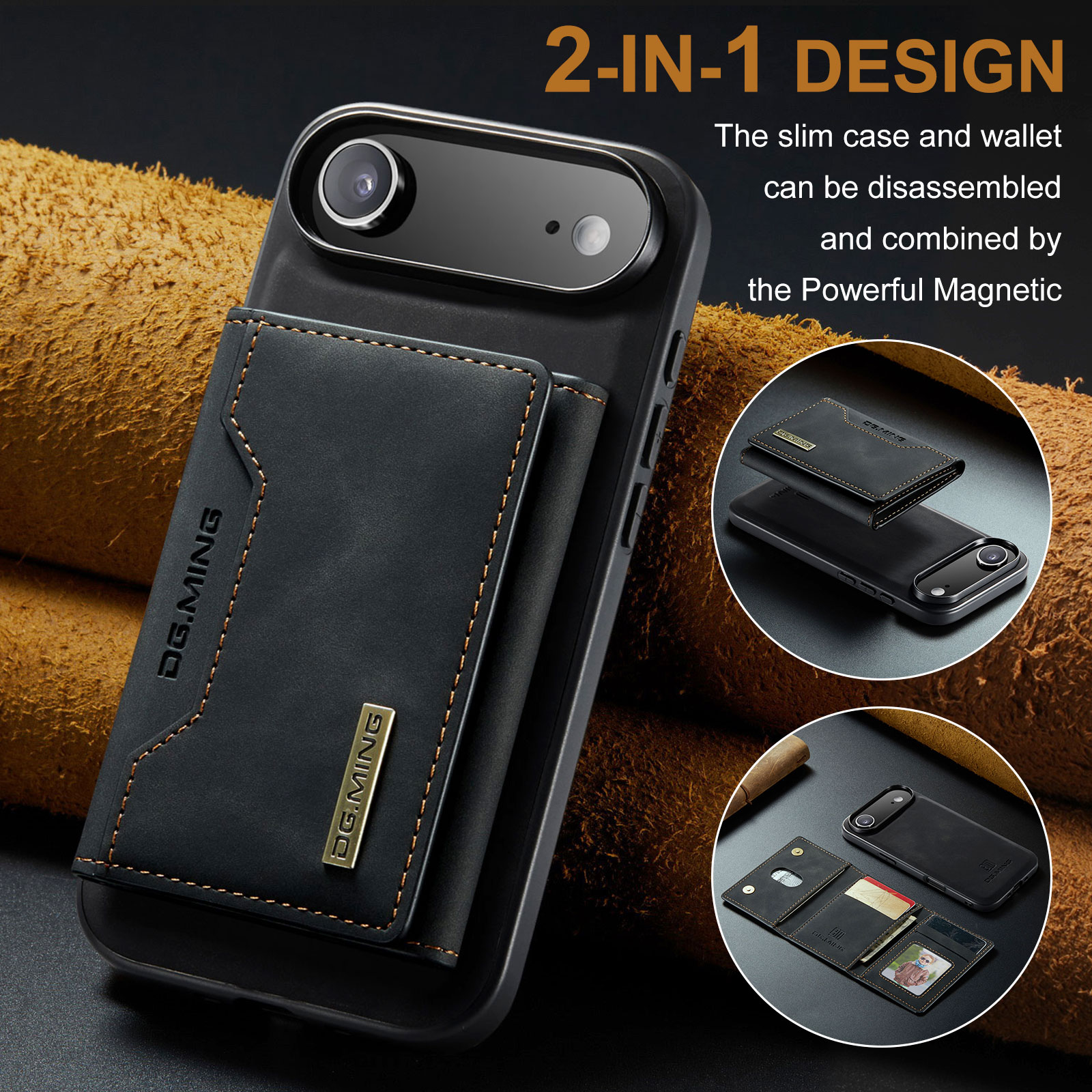 Cover Magnetic Card SlotiPhone 17 Air Nero