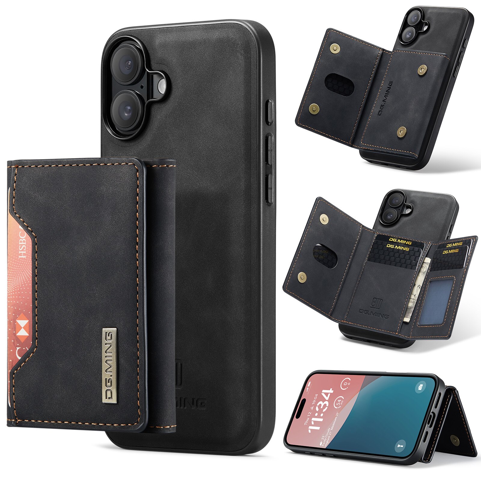 Cover Magnetic Card SlotiPhone 17 Nero