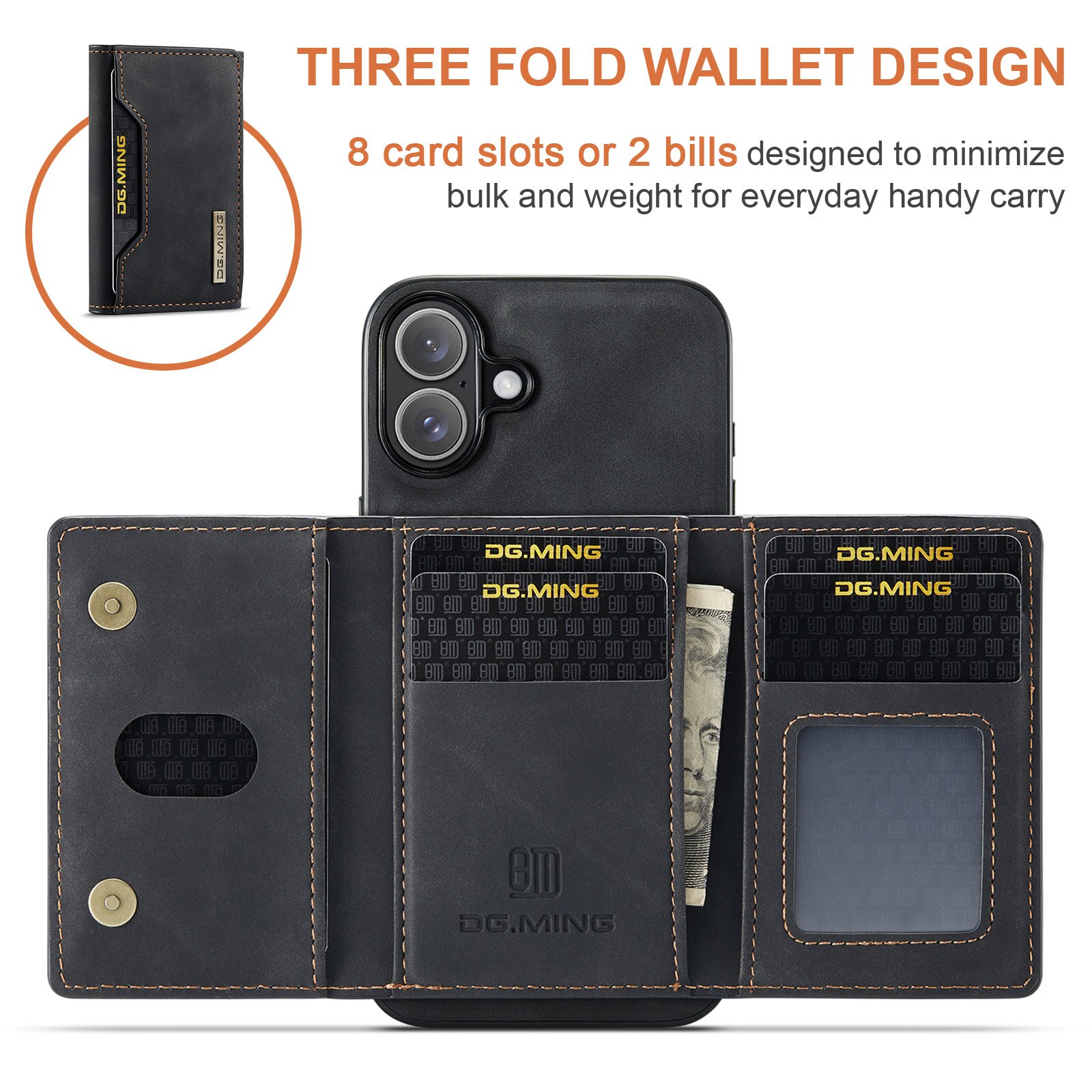 Cover Magnetic Card SlotiPhone 17 Nero