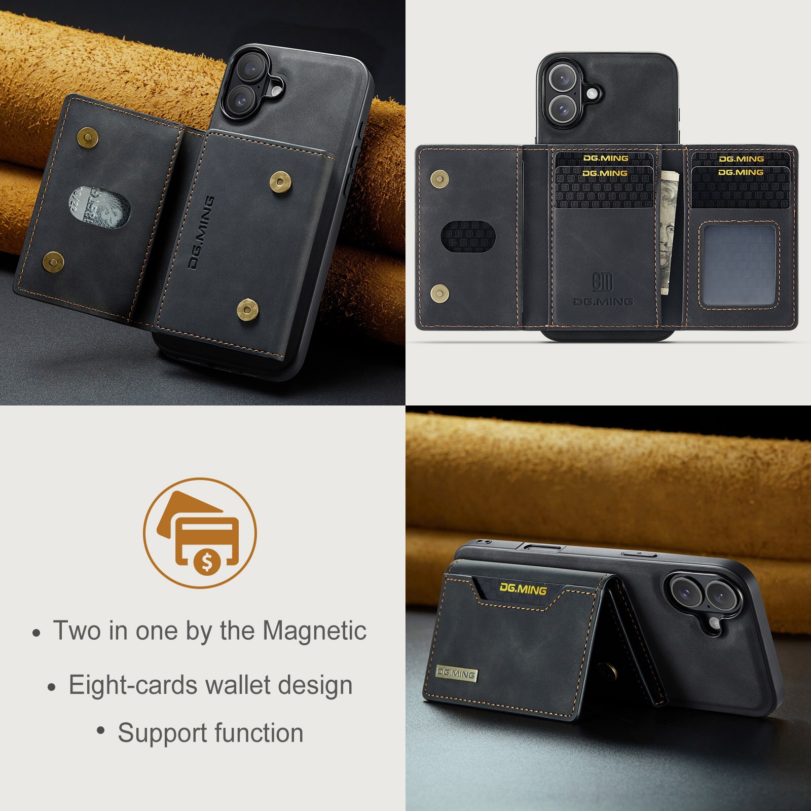 Cover Magnetic Card SlotiPhone 17 Nero