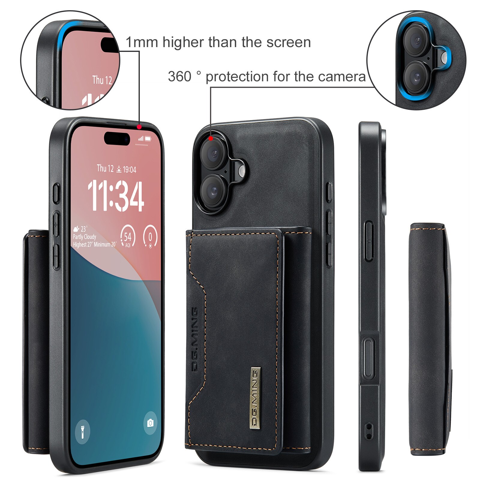 Cover Magnetic Card SlotiPhone 17 Nero