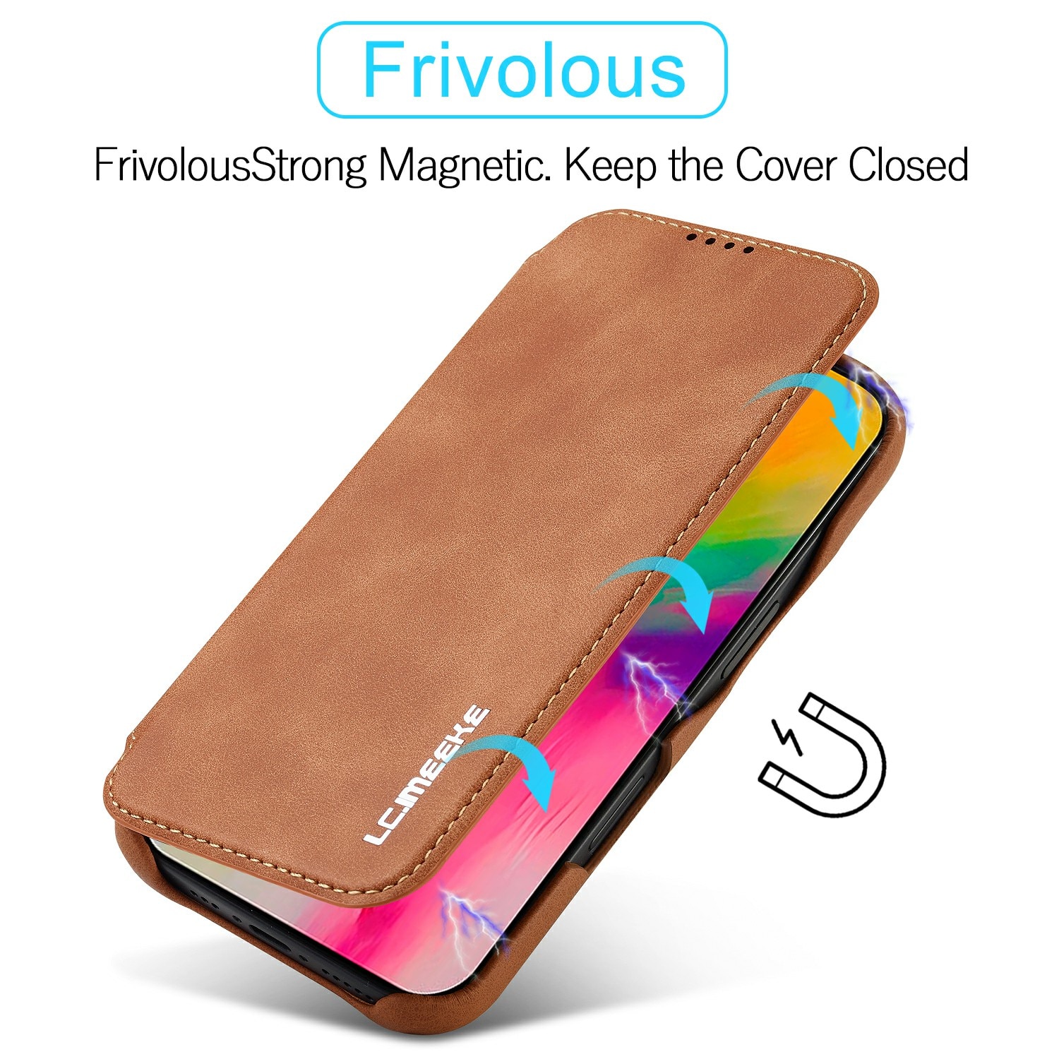 Custodie a portafoglio sottili iPhone 17 Cognac