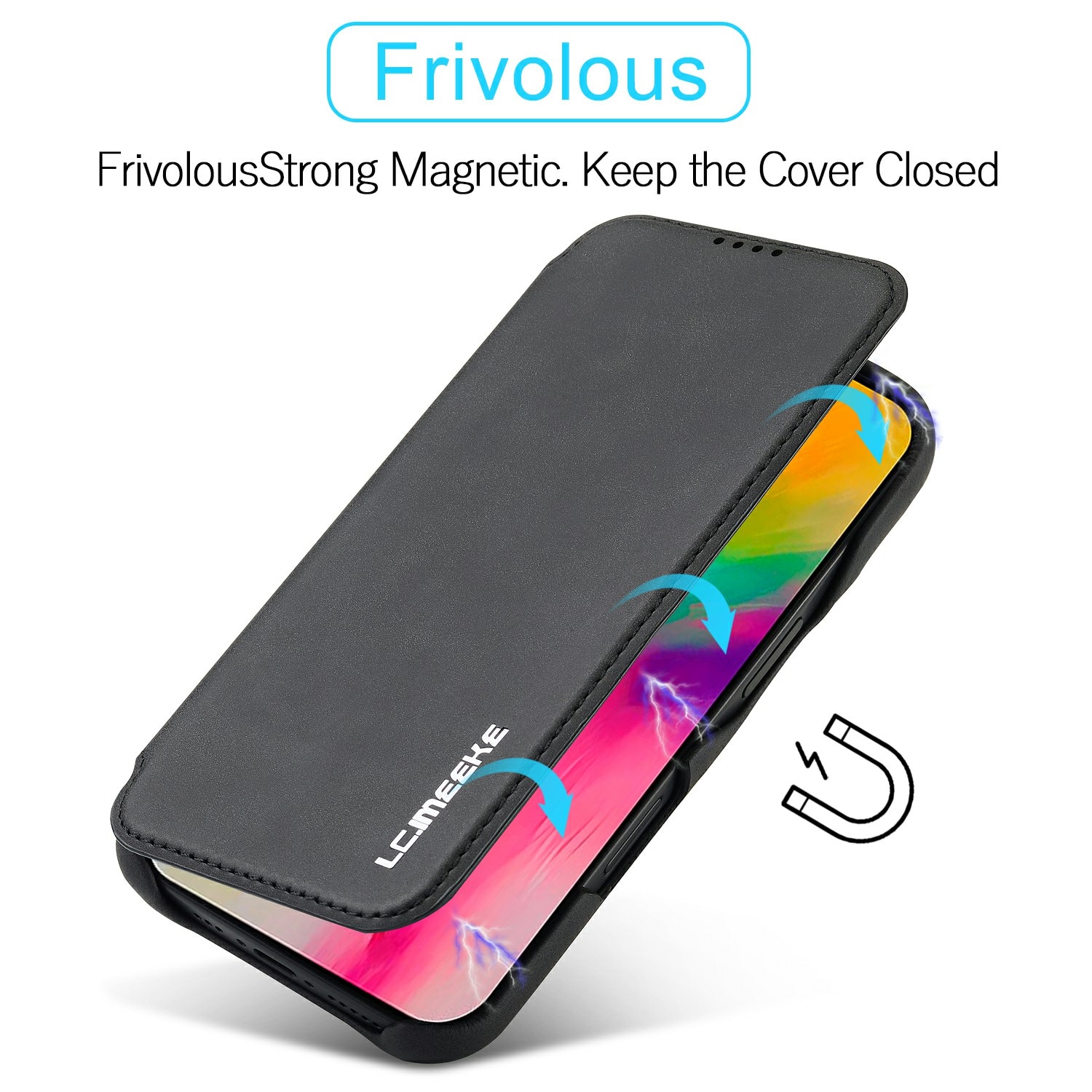Custodie a portafoglio sottili iPhone 17 nero