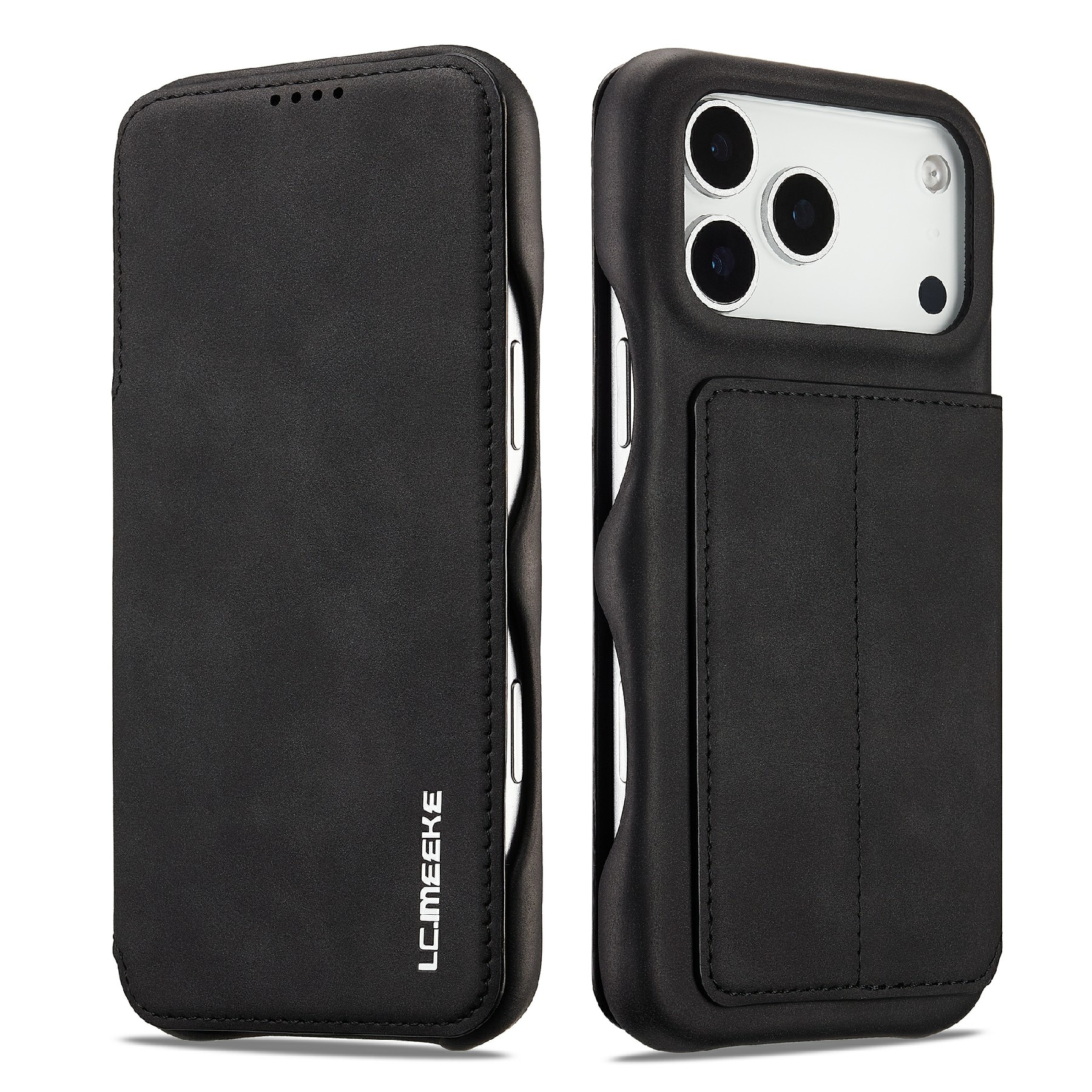 Custodie a portafoglio sottili iPhone 17 Pro Nero