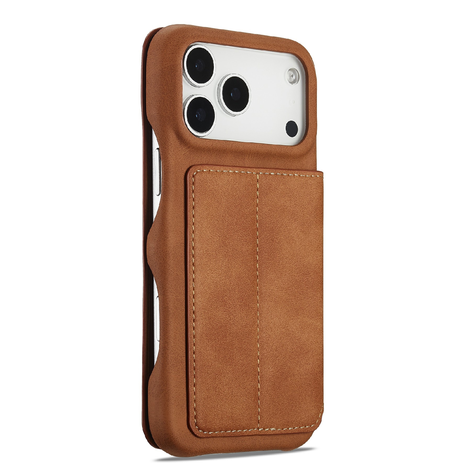 Custodie a portafoglio sottili iPhone 17 Pro Cognac
