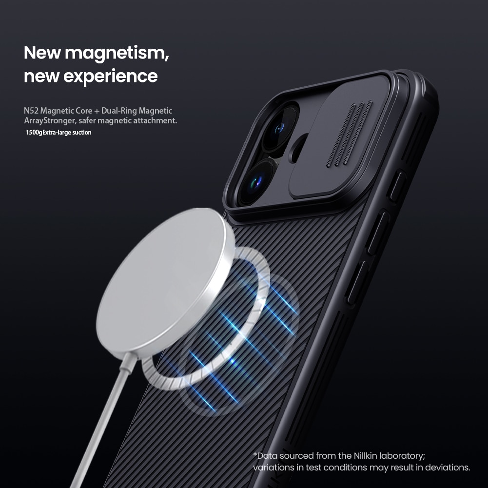 Cover CamShield MagSafe iPhone 17 nero