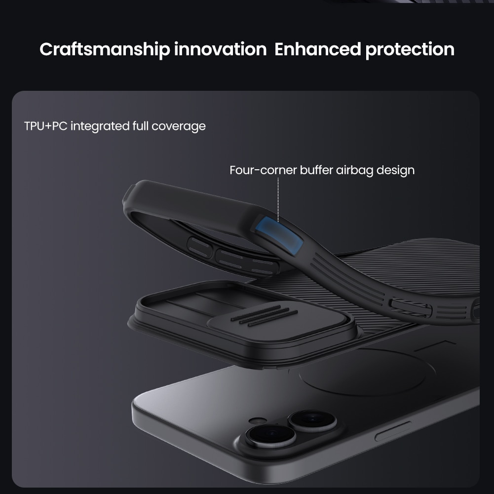 Cover CamShield MagSafe iPhone 17 nero
