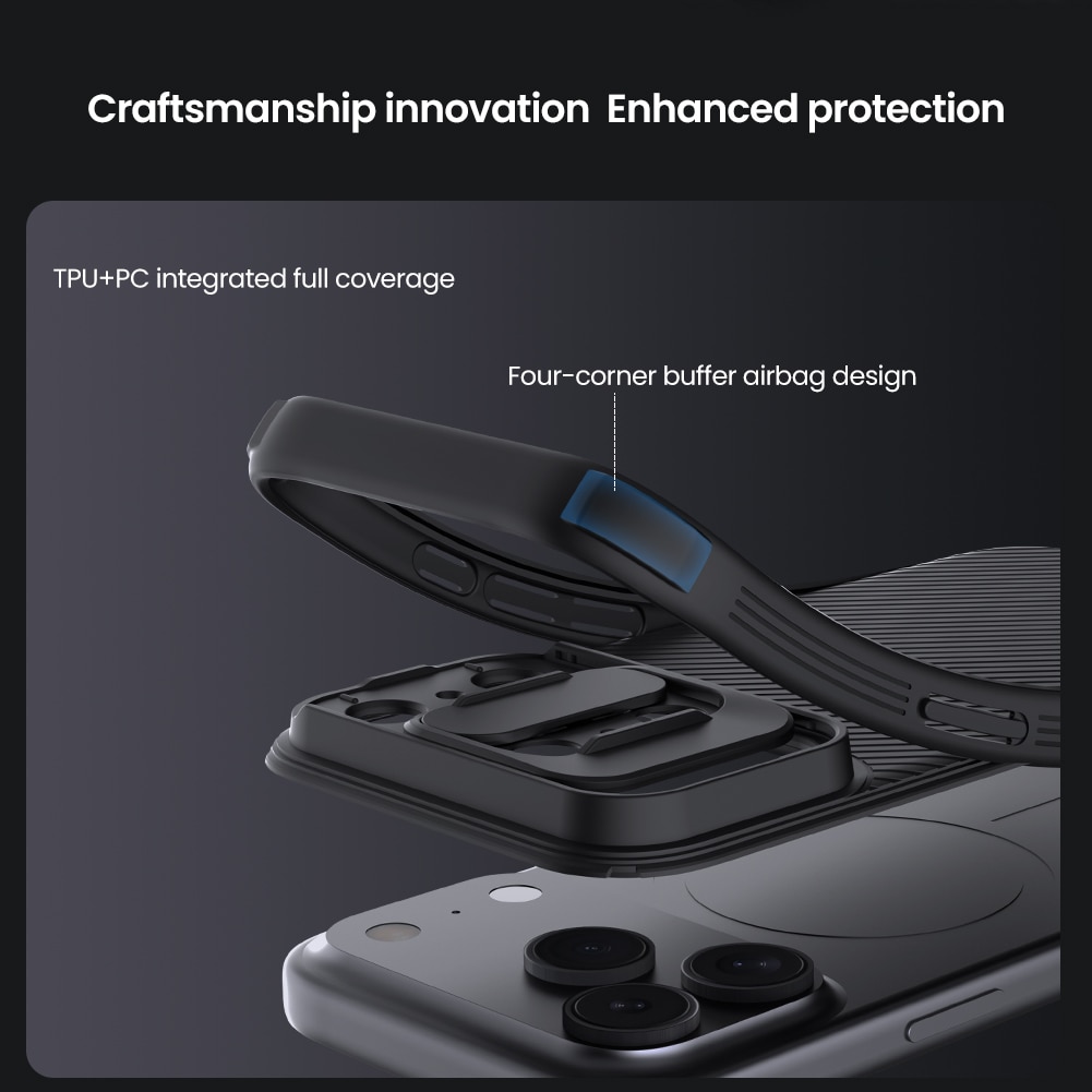 Cover CamShield MagSafe iPhone 17 Pro nero