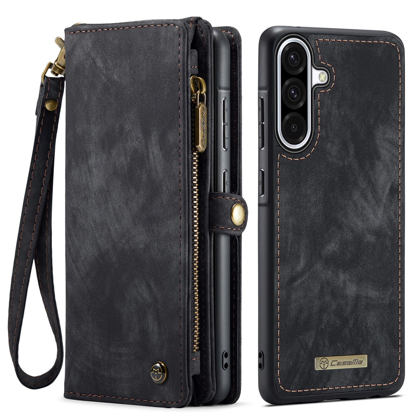 Cover portafoglio Multi-Slot Samsung Galaxy A17 Grigio