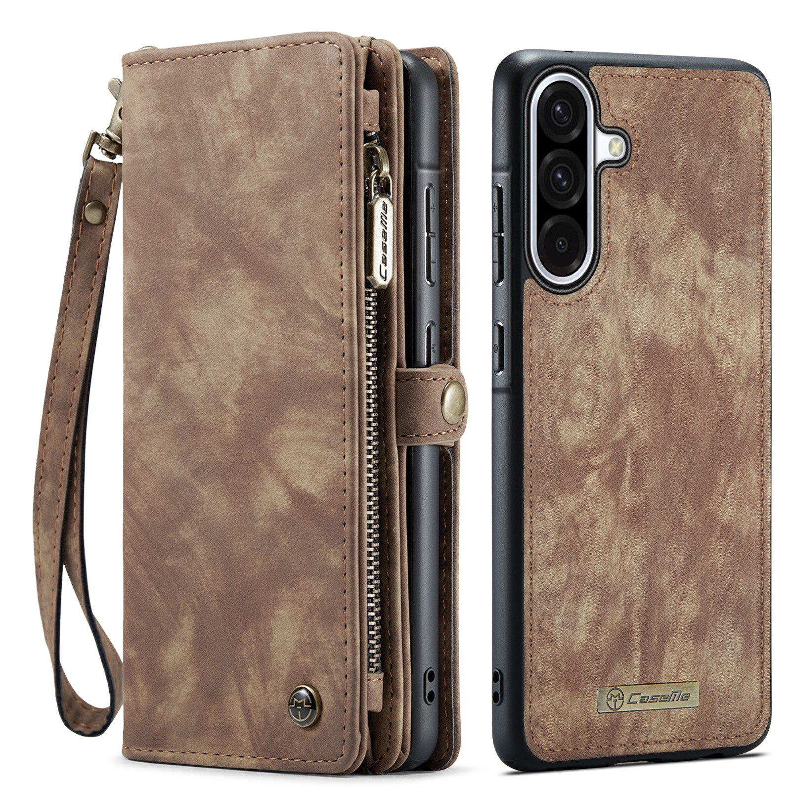 Cover portafoglio Multi-Slot Samsung Galaxy A17 Marrone