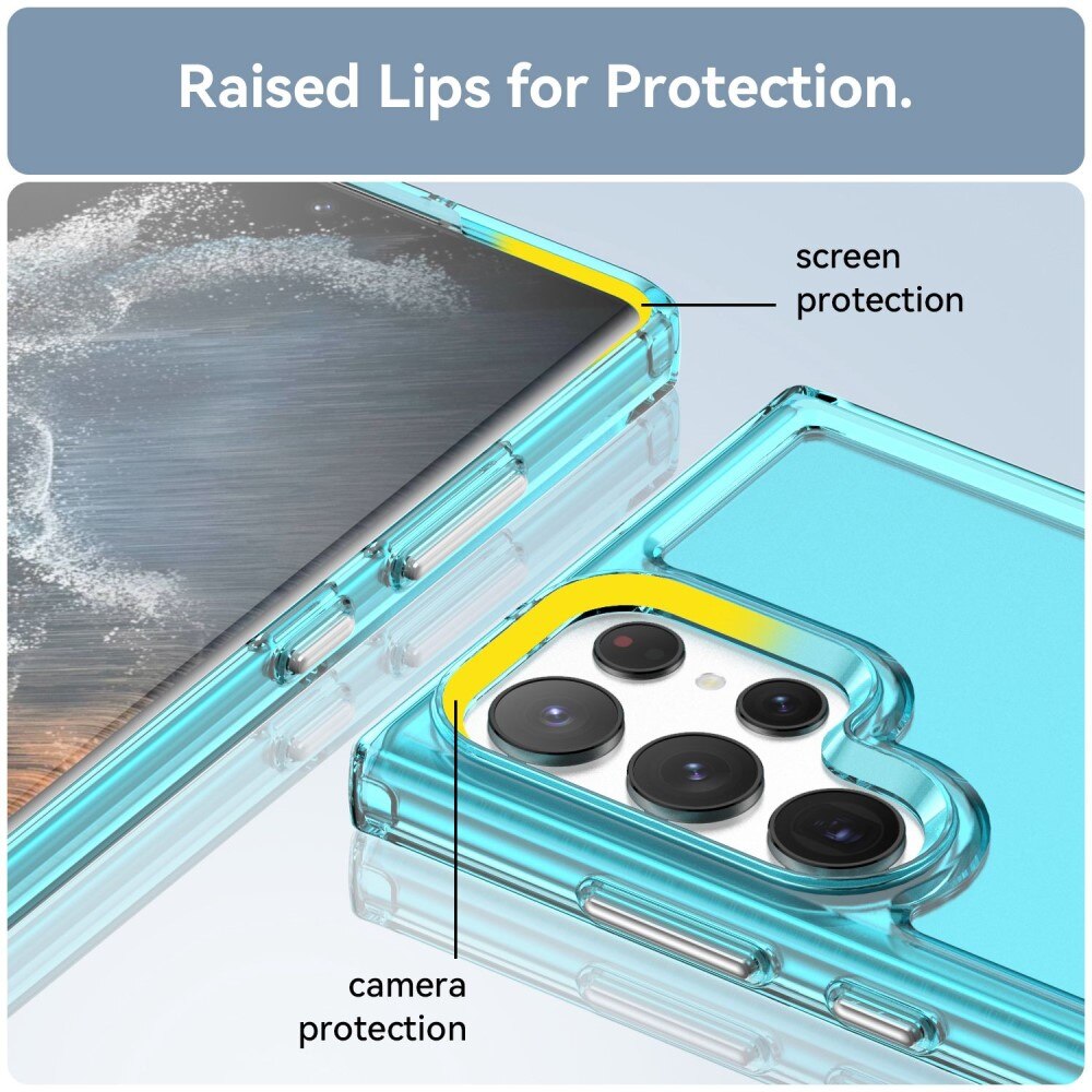 Cover ibride per Samsung Galaxy S23 Ultra trasparente