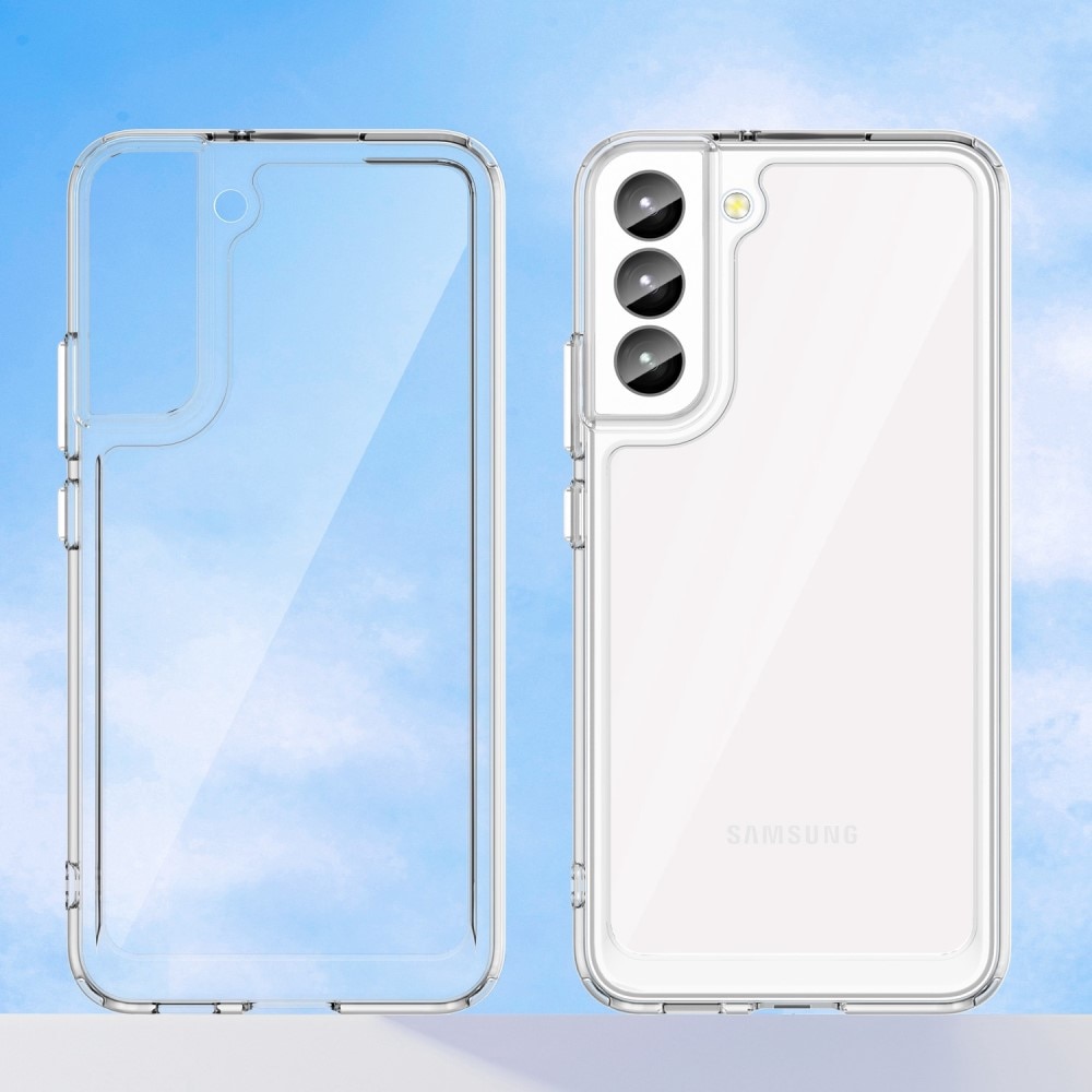Cover ibrido Crystal Hybrid per Samsung Galaxy S23 Plus, trasparente