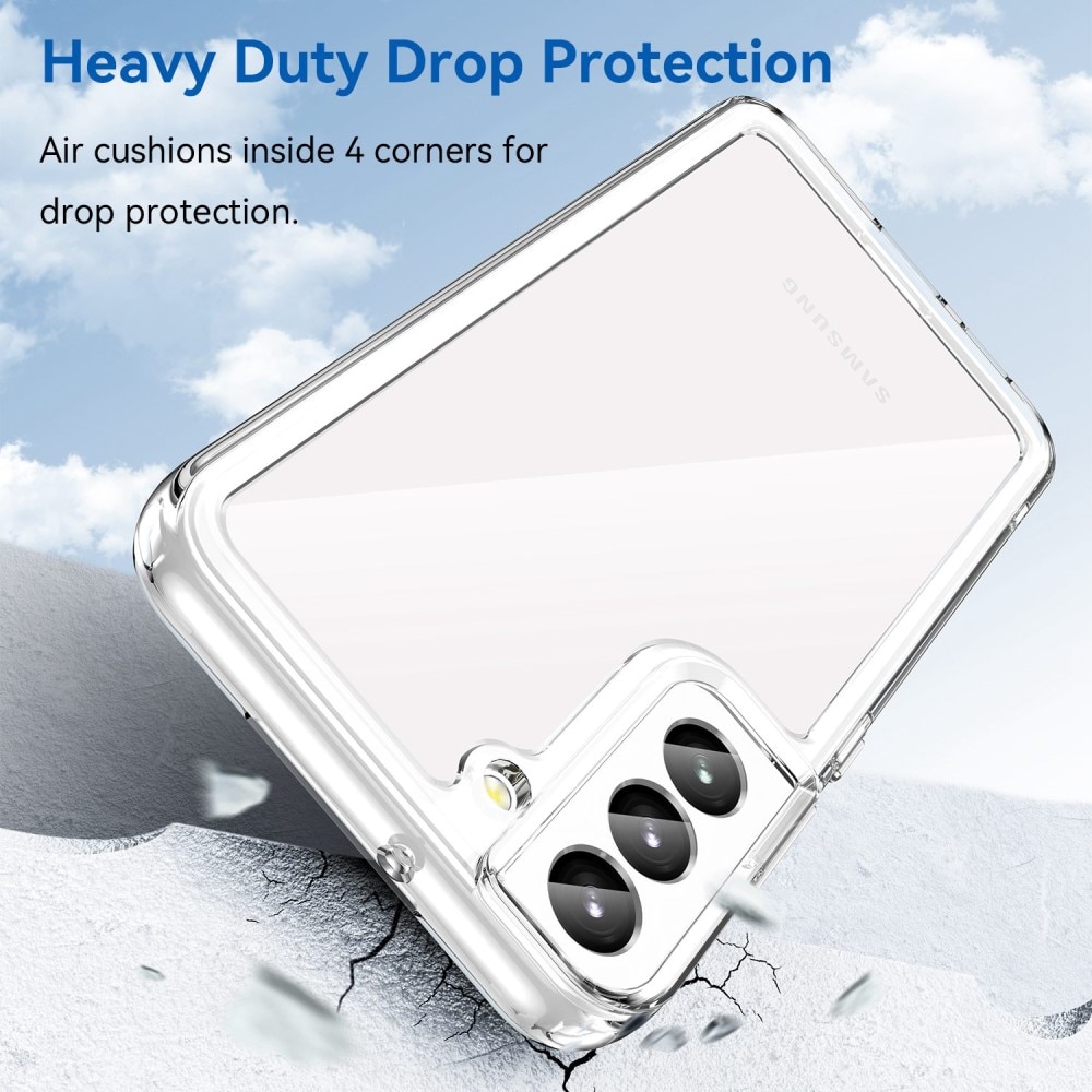 Cover ibride per Samsung Galaxy S23 Plus trasparente