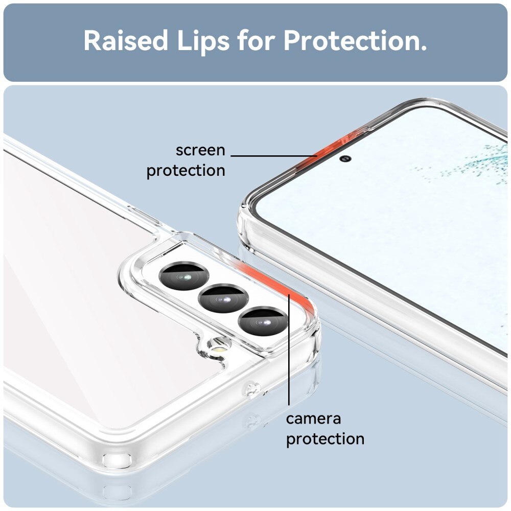 Cover ibride per Samsung Galaxy S23 Plus trasparente