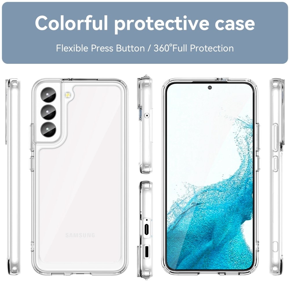 Cover ibride per Samsung Galaxy S23 Plus trasparente