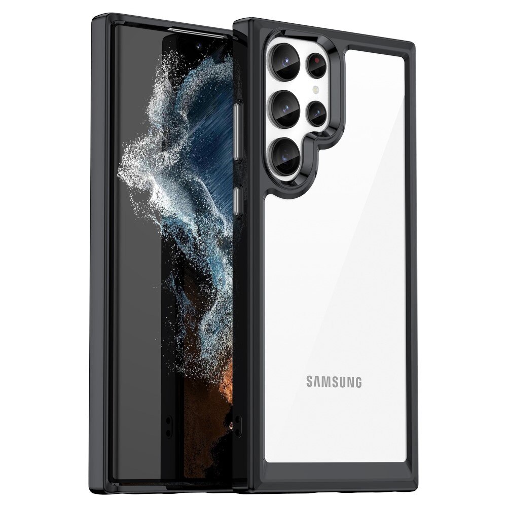 Cover ibride per Samsung Galaxy S23 Ultra trasparente