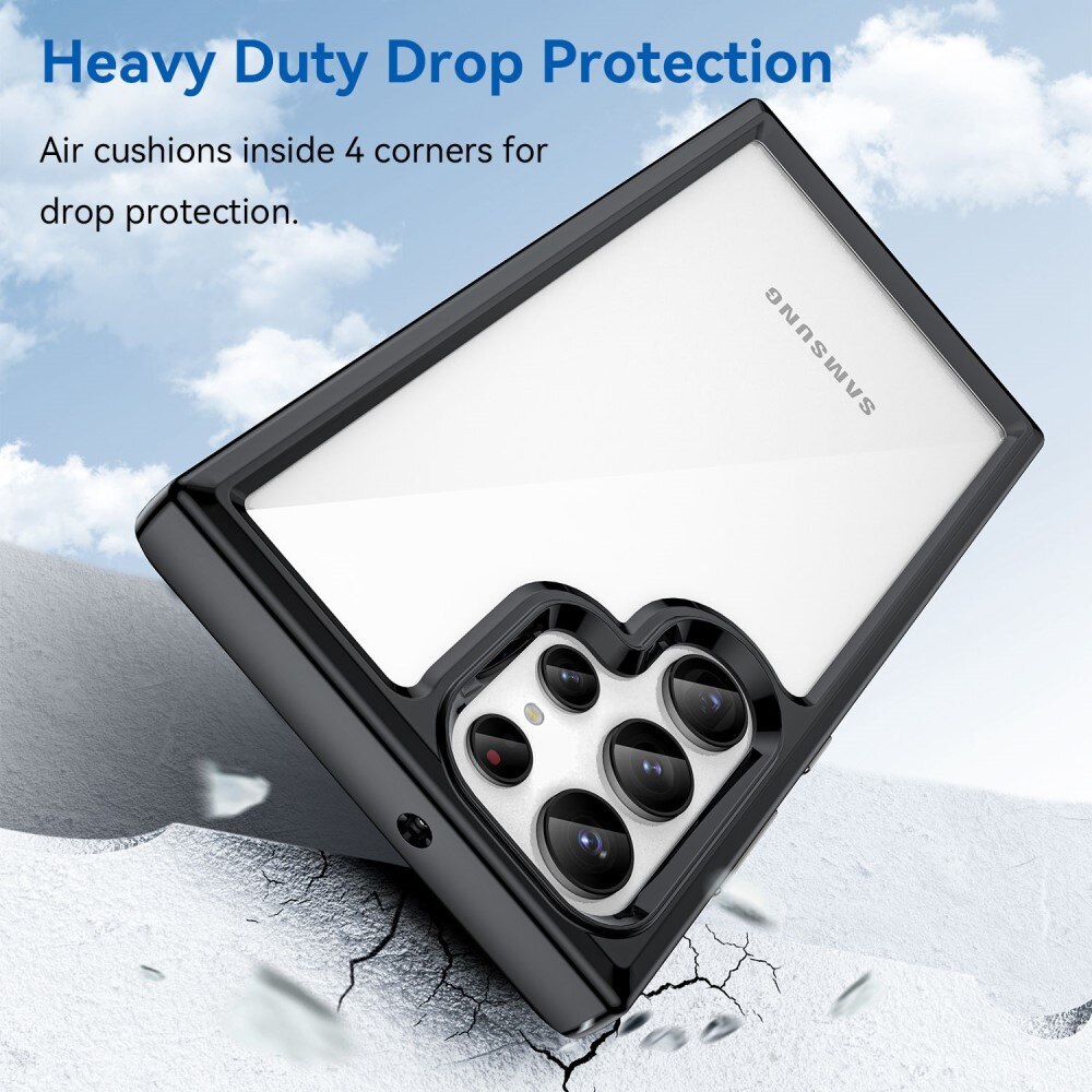 Cover ibride per Samsung Galaxy S23 Ultra trasparente