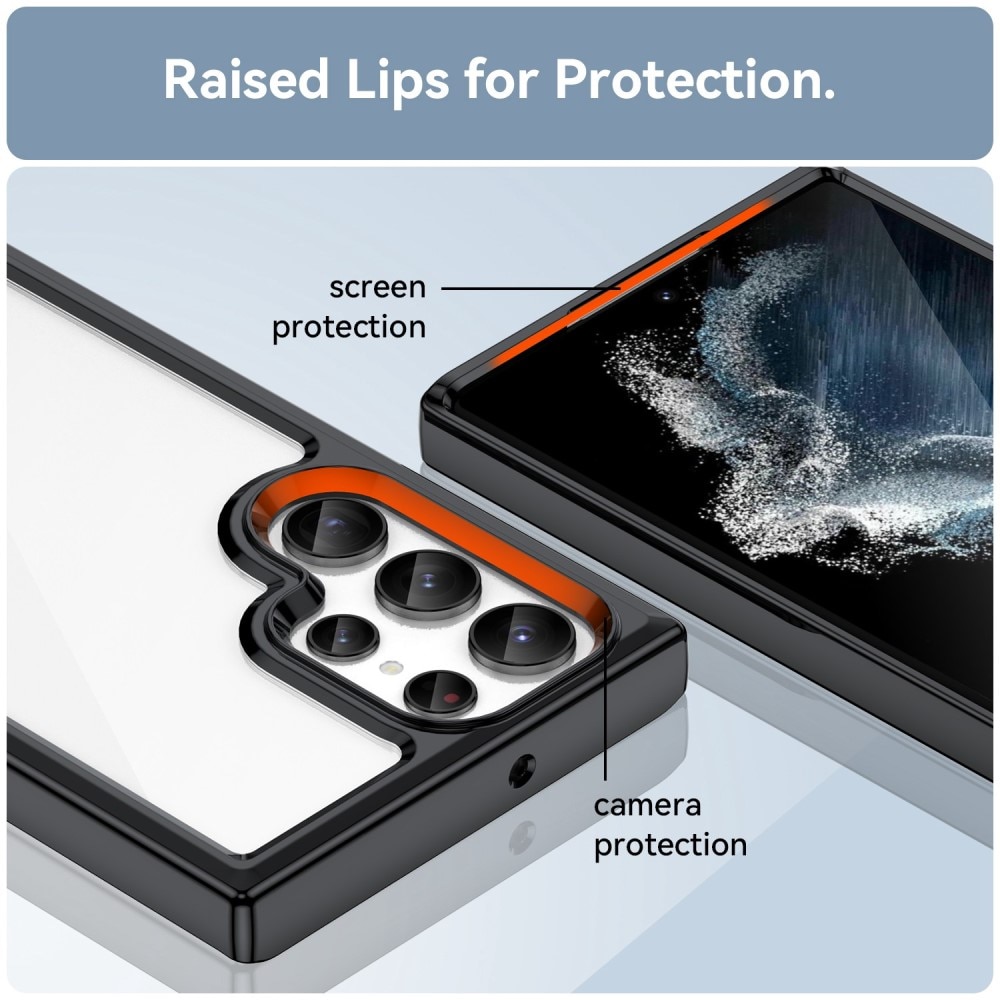 Cover ibride per Samsung Galaxy S23 Ultra trasparente