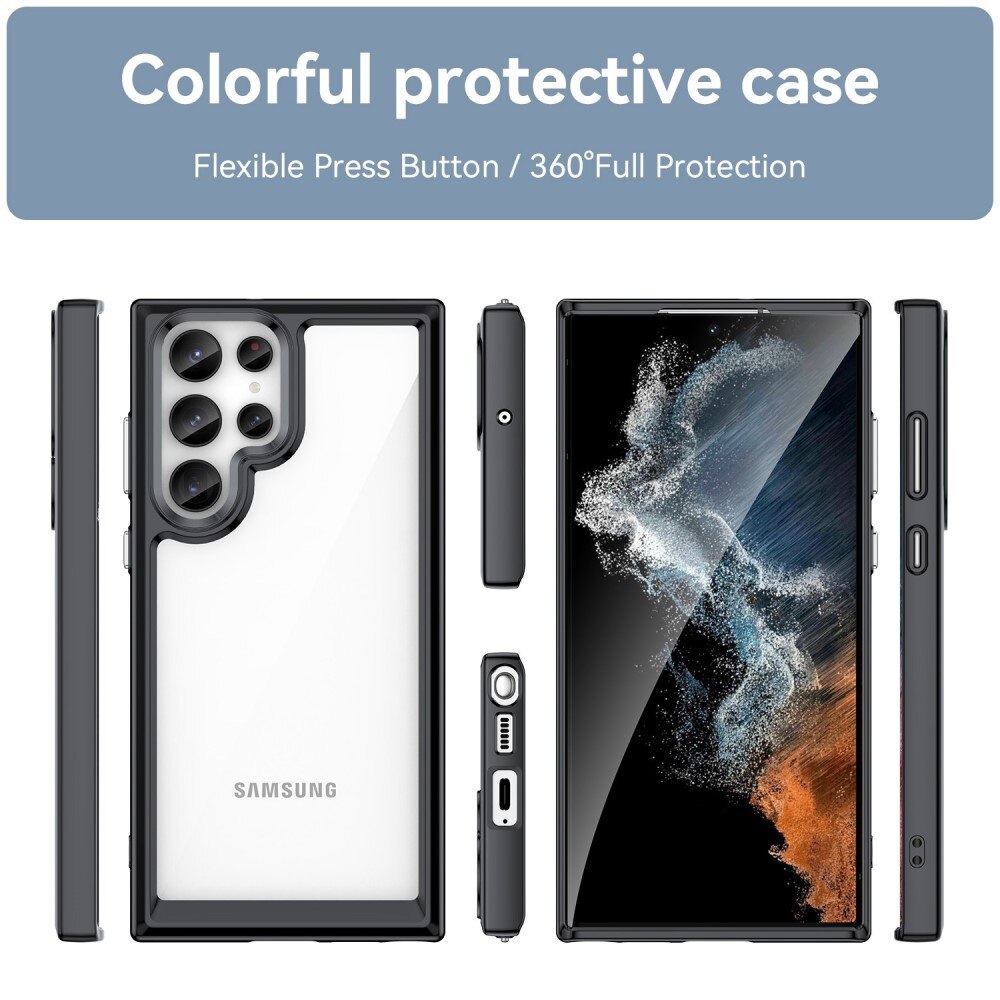 Cover ibride per Samsung Galaxy S23 Ultra trasparente