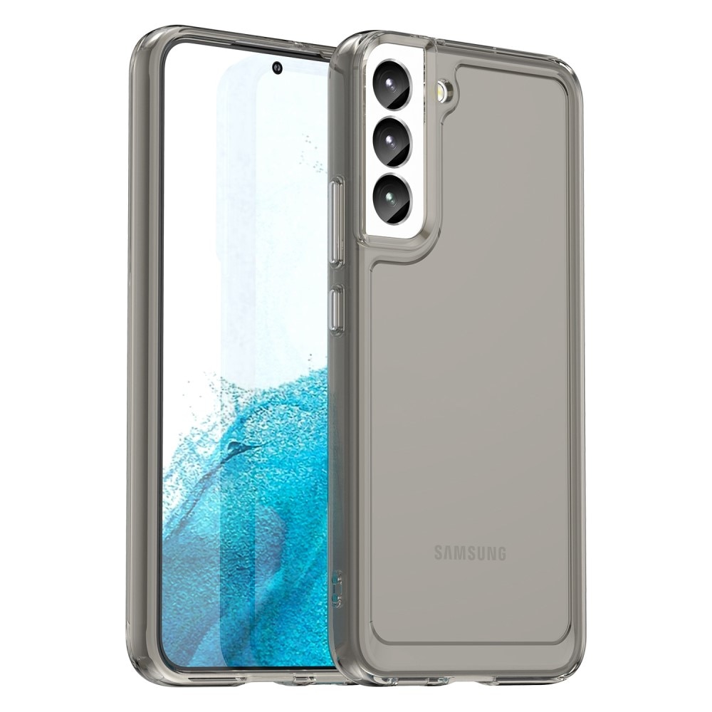 Cover Ibrido Crystal Hybrid Samsung Galaxy S23 Plus grigio